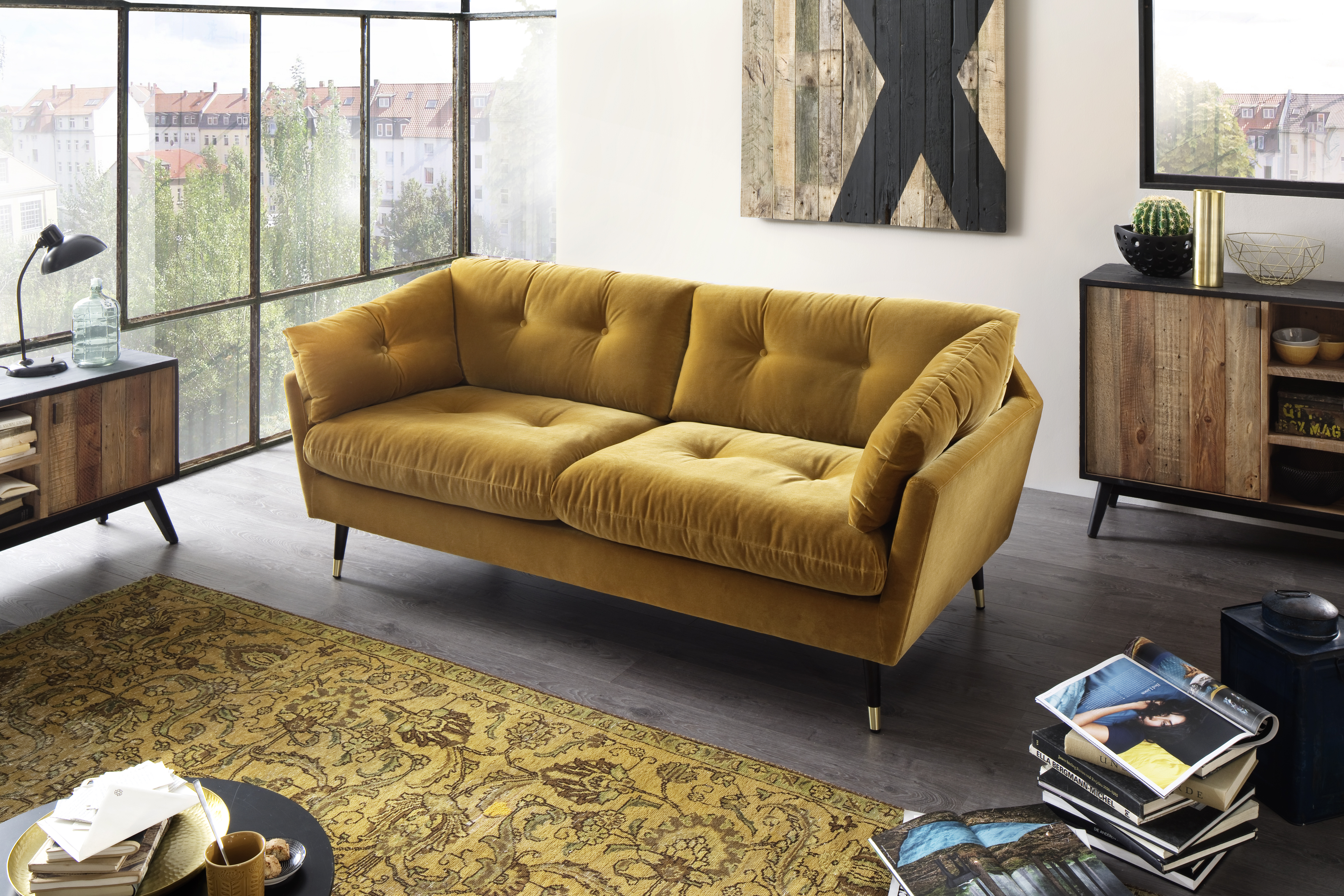 Sofa 3-Sitzer Jamaica Mustard Sofa 3-Sitzer Jamaica Mustard