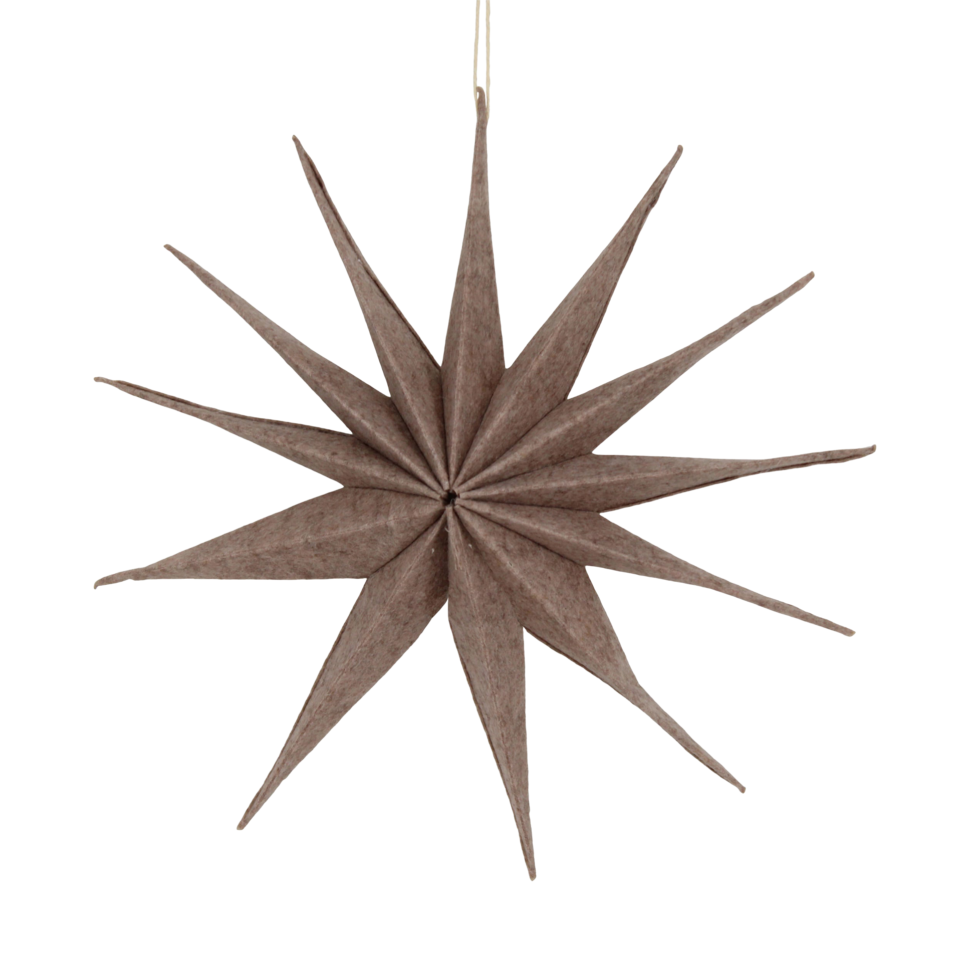 Dekohänger Stern Braun Dekohänger Stern Braun