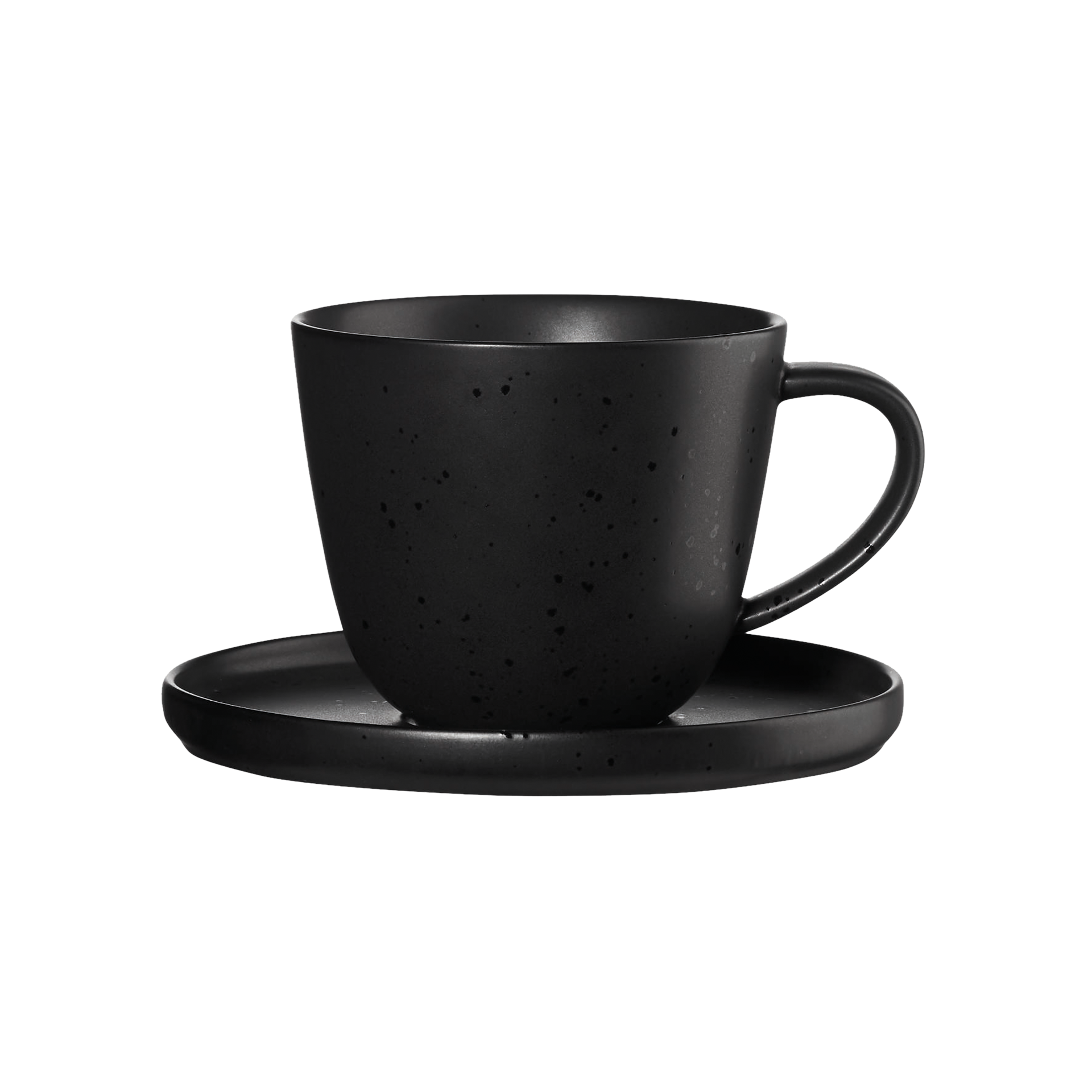 Geschirr-Set Coppa schwarz matt Geschirr-Set Coppa schwarz matt