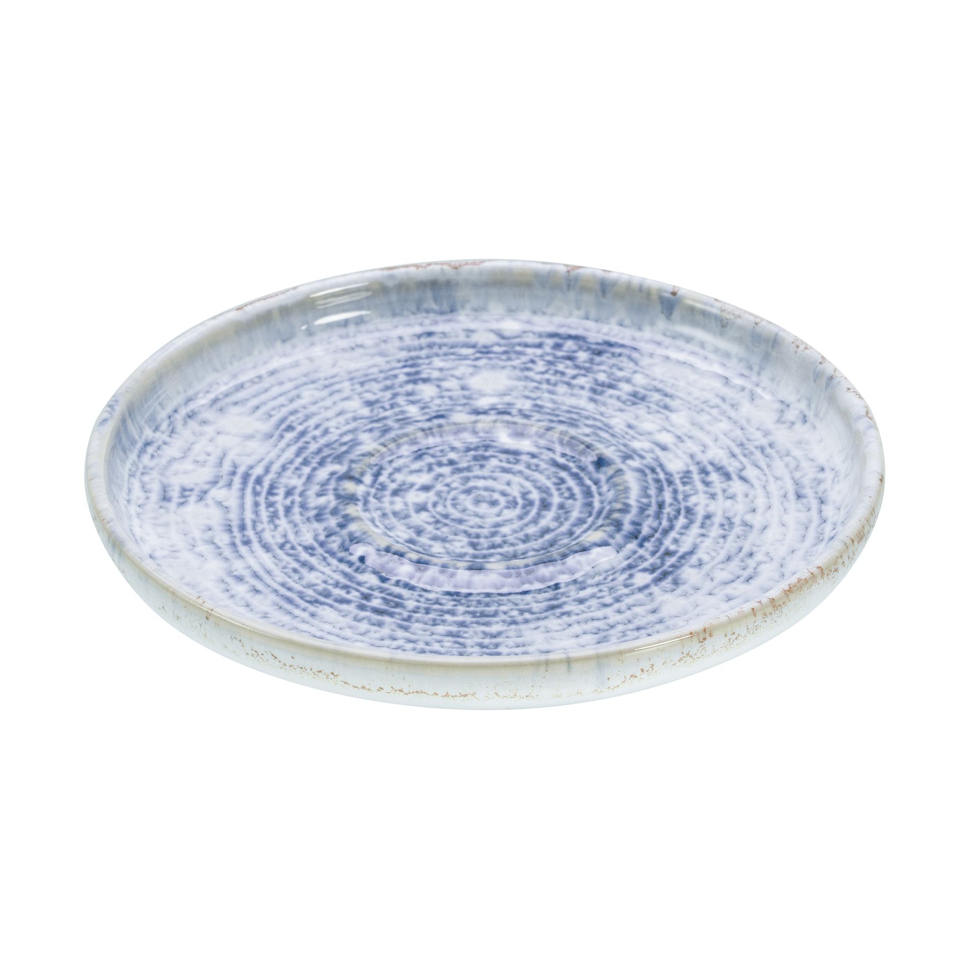 Espressountertasse Uno Weiss-Blau Espressountertasse Uno Weiss-Blau