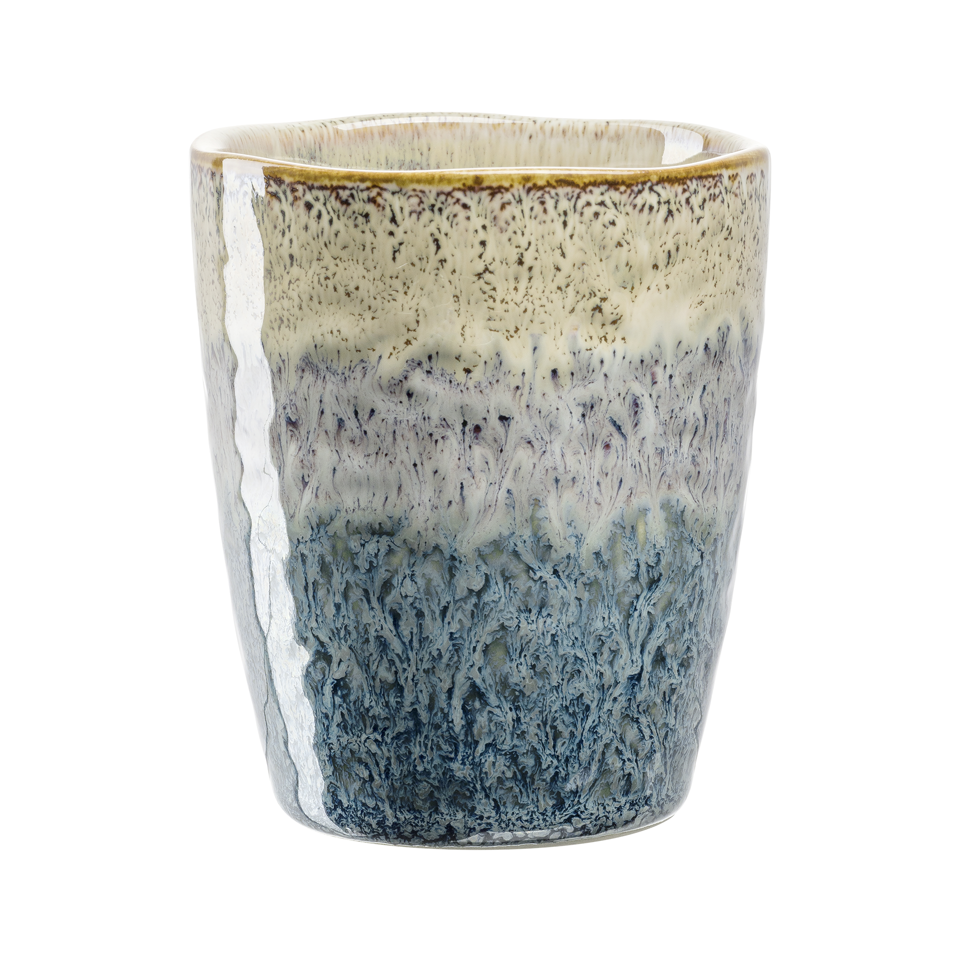Becher Matera Blau Beige Anthrazit Becher Matera Blau Beige Anthrazit