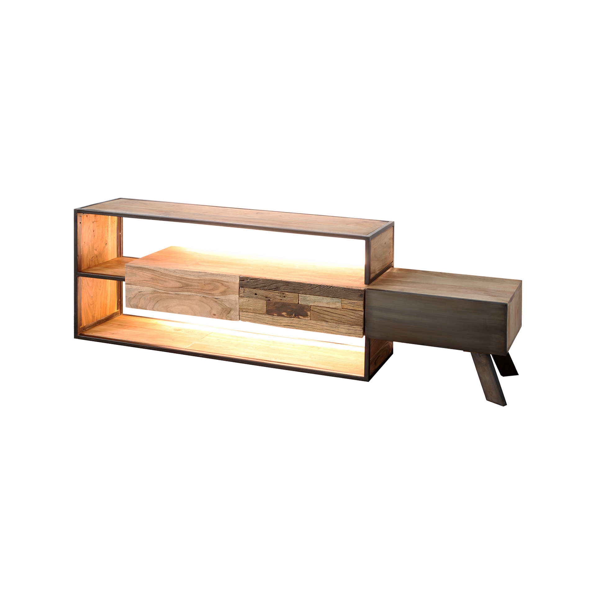 TV-Möbel Warin Akazie massiv 195*60*40 TV-Möbel Warin Akazie massiv 195*60*40