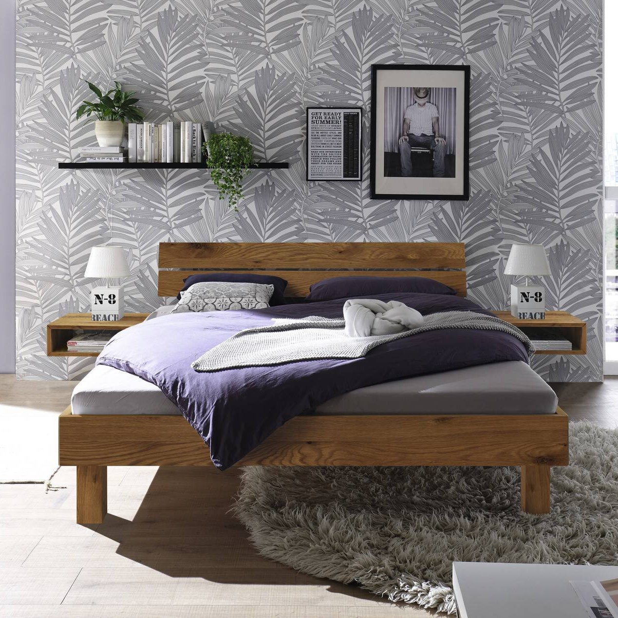HASENA Bett Prato Gestell Wildeiche 180x200 cm HASENA Bett Prato Gestell Wildeiche 180x200 cm
