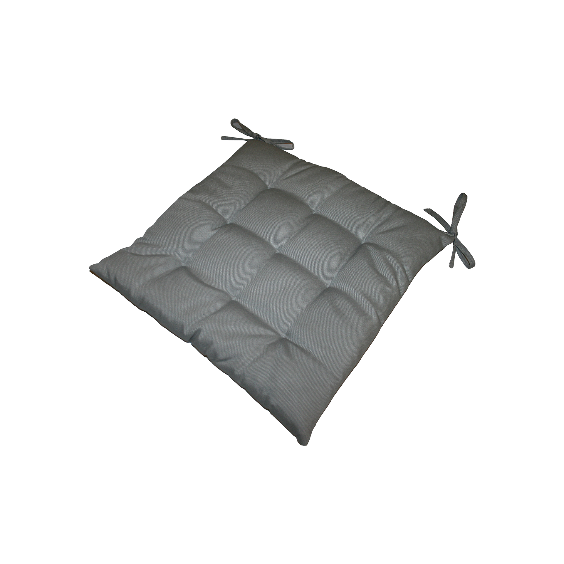 Stuhlkissen Uni Silber 40x40cm