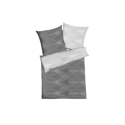 Satin Bettwäsche Ikat Zinn 135x200cm Satin Bettwäsche Ikat Zinn 135x200cm