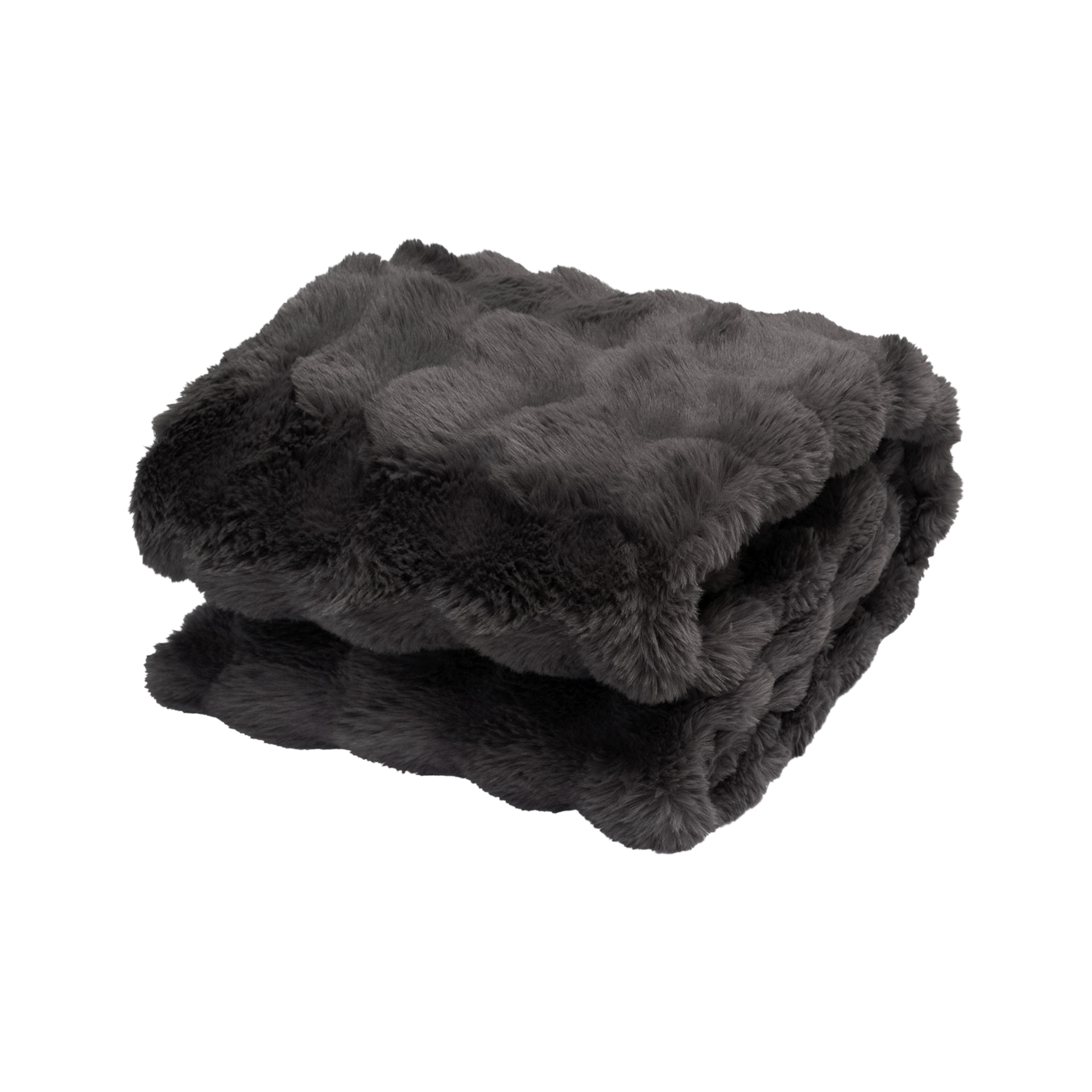 Kuscheldecke Rabbit Fur Anthrazit 150x200cm Kuscheldecke Rabbit Fur Anthrazit 150x200cm
