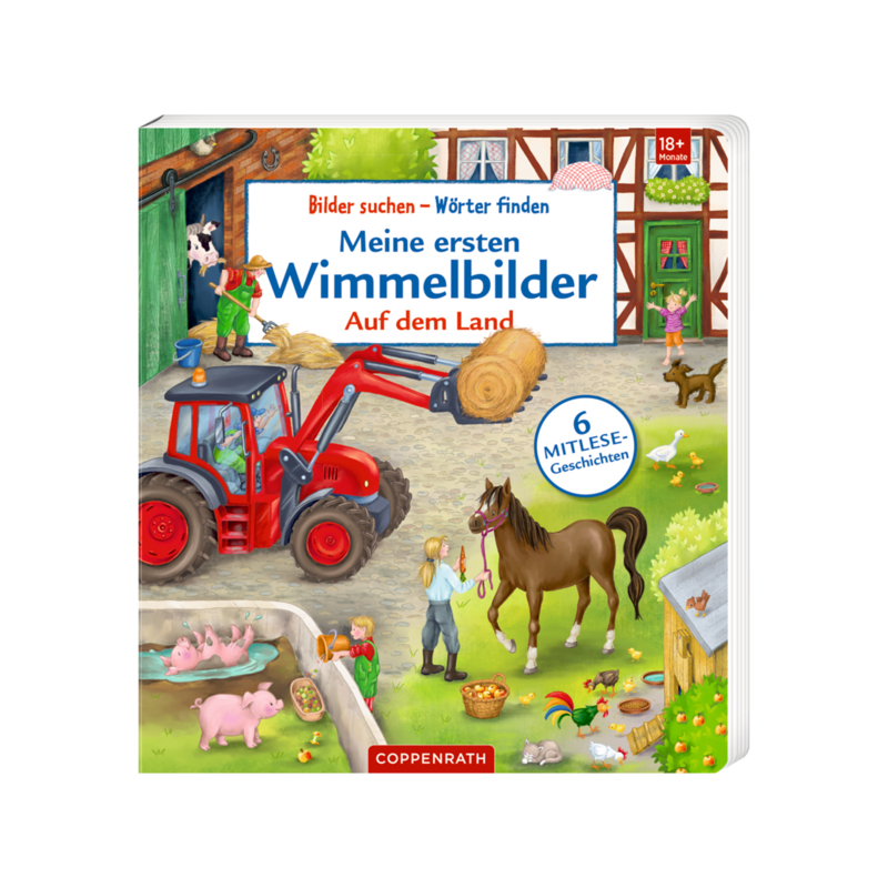 Buch 1. Wimmelbilder - Auf dem Land Mehrfarbig