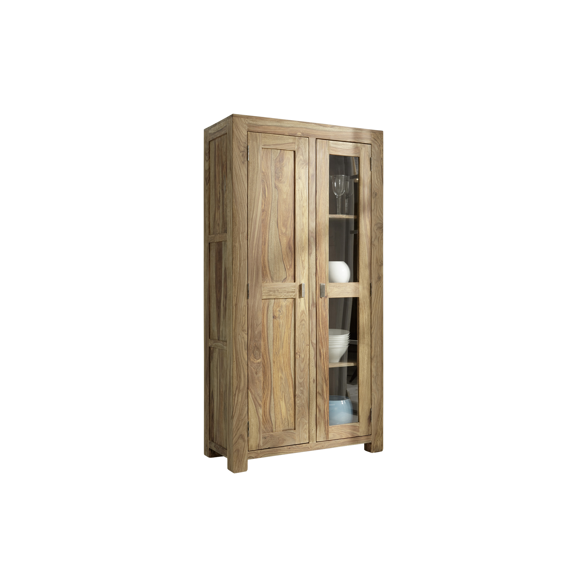 Vitrine Wasim Sheesham Natur 43*90*180 Vitrine Wasim Sheesham Natur 43*90*180