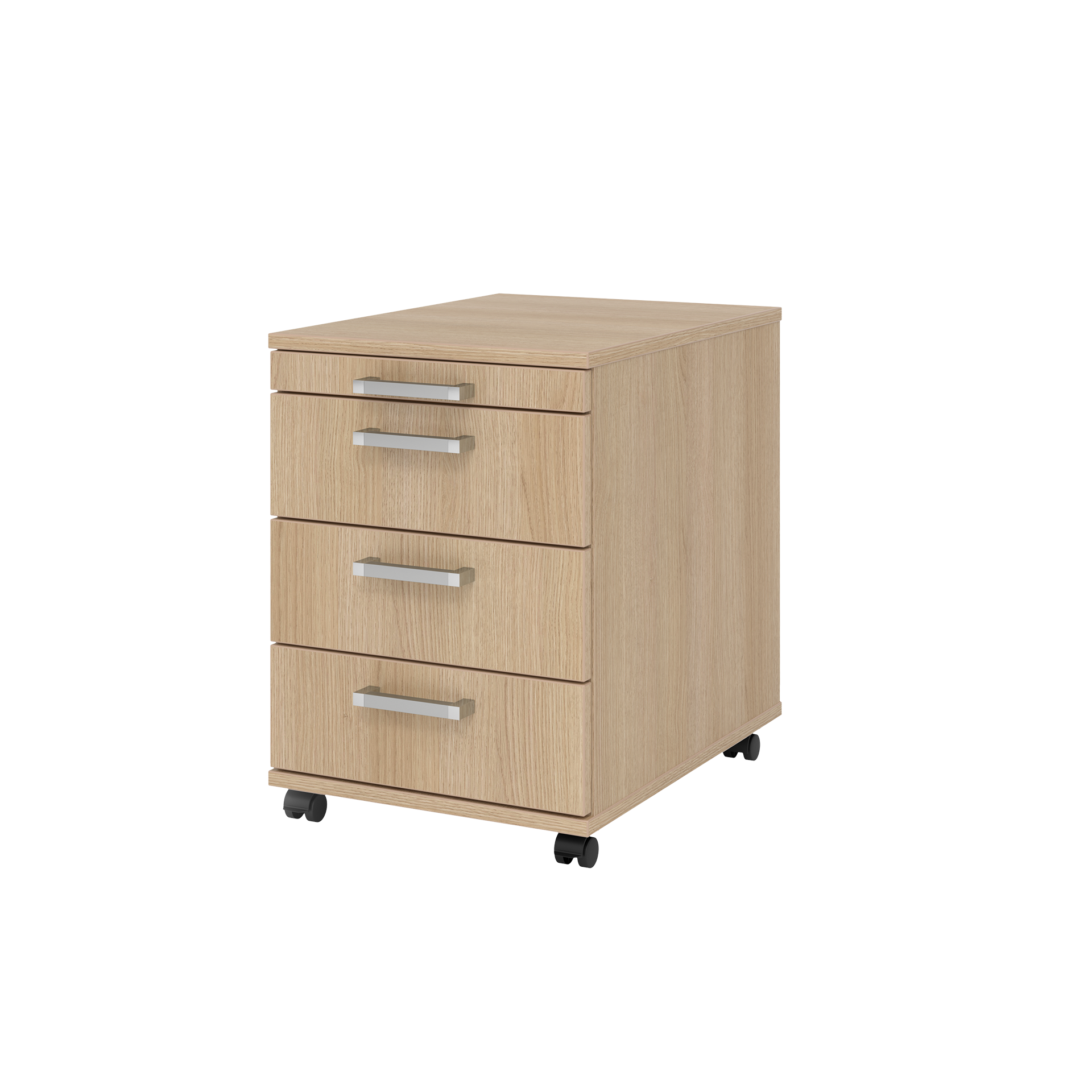 Furntec Rollcontainer Eichefarben 58*42.8*59 Furntec Rollcontainer Eichefarben 58*42.8*59