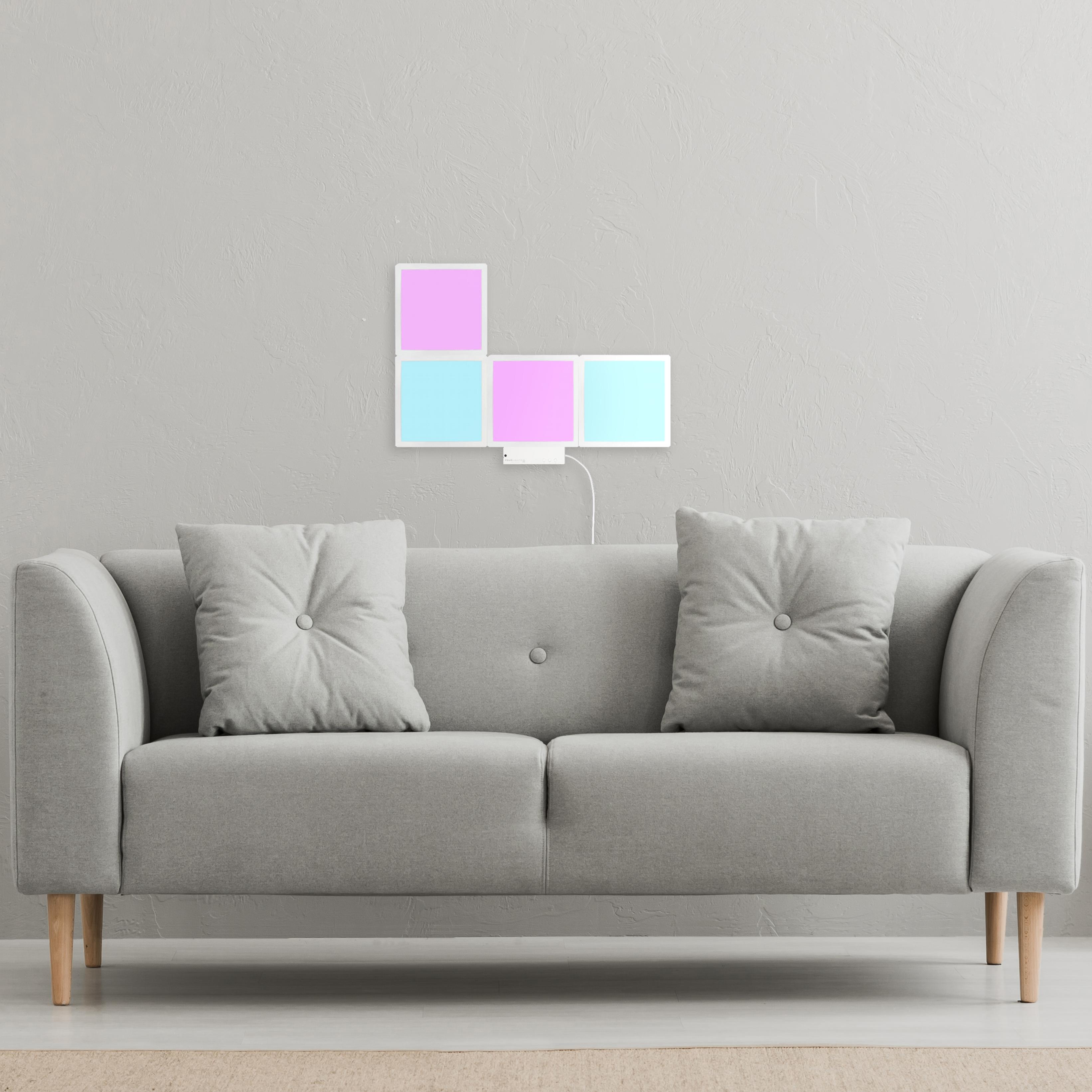 Wandleuchte FOURLIGHTS Starter-Set Stahl Wandleuchte FOURLIGHTS Starter-Set Stahl