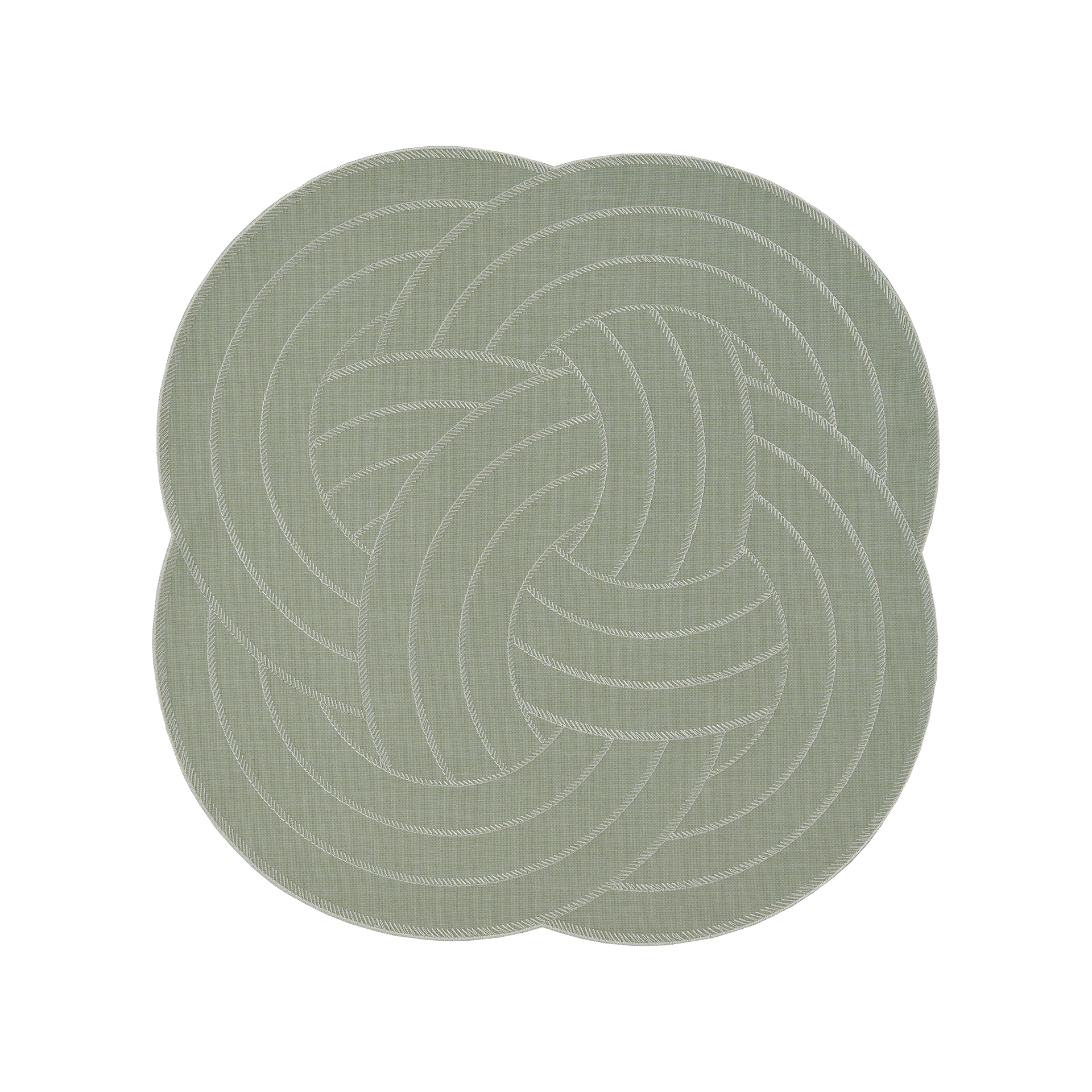 Tischdecke Liaison Fog Green 36x36