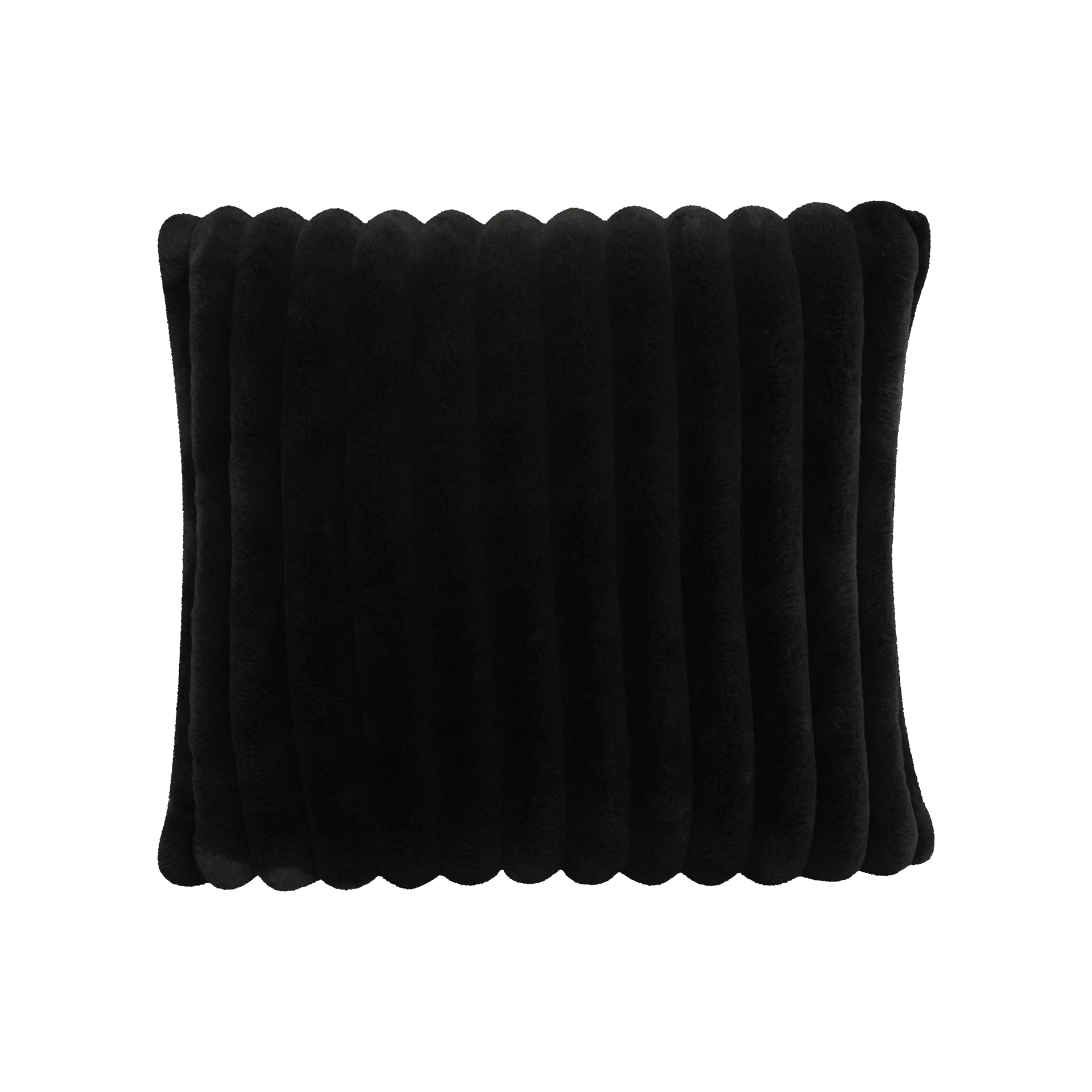 Kissenhülle Rabbit Fur Anthrazit 45x45cm