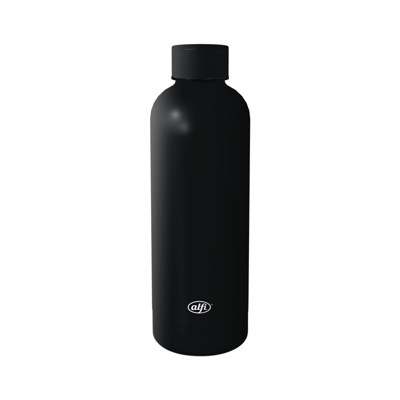 Isolierflasche BASICS velvet black mat