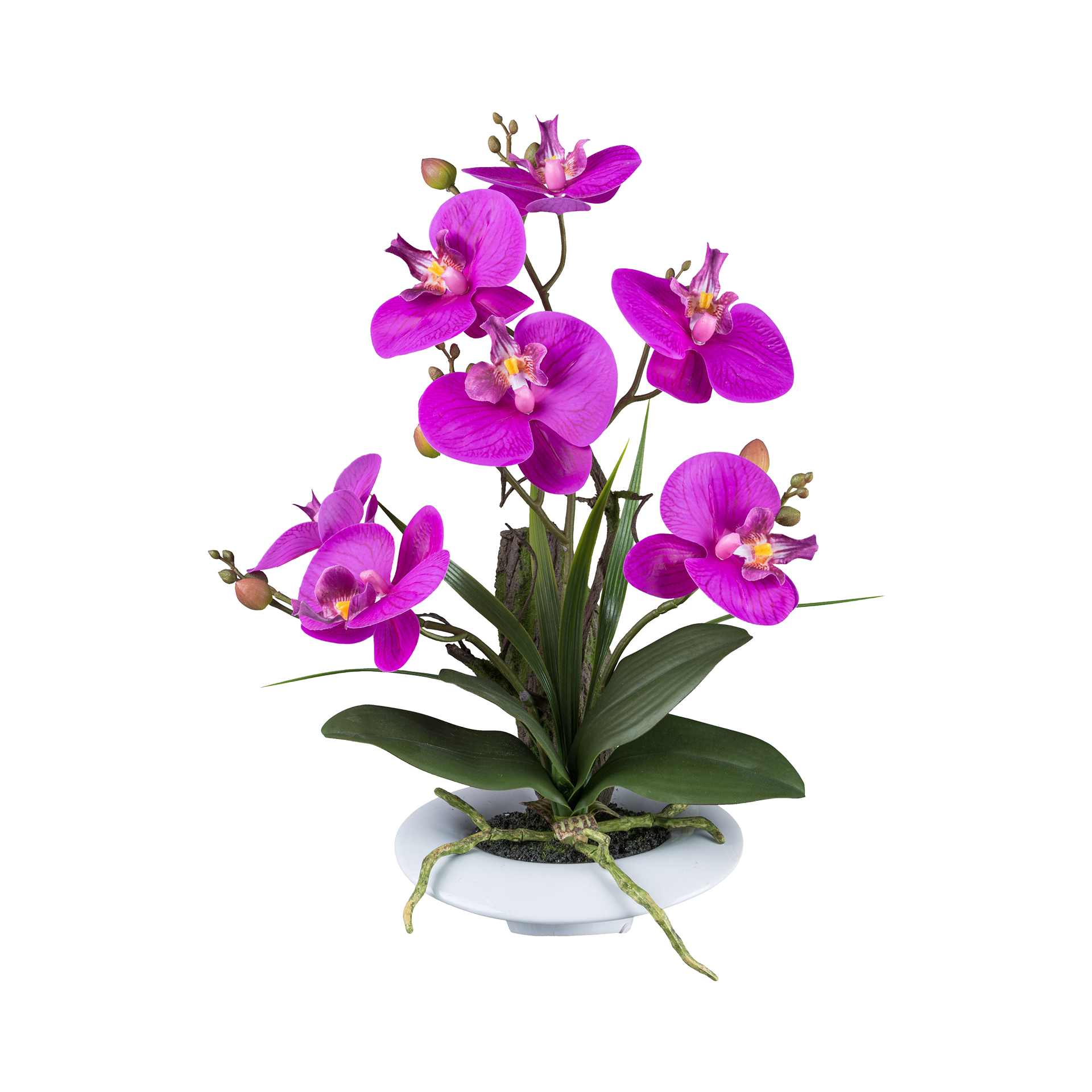 Kunstpflanze Orchidee Violett