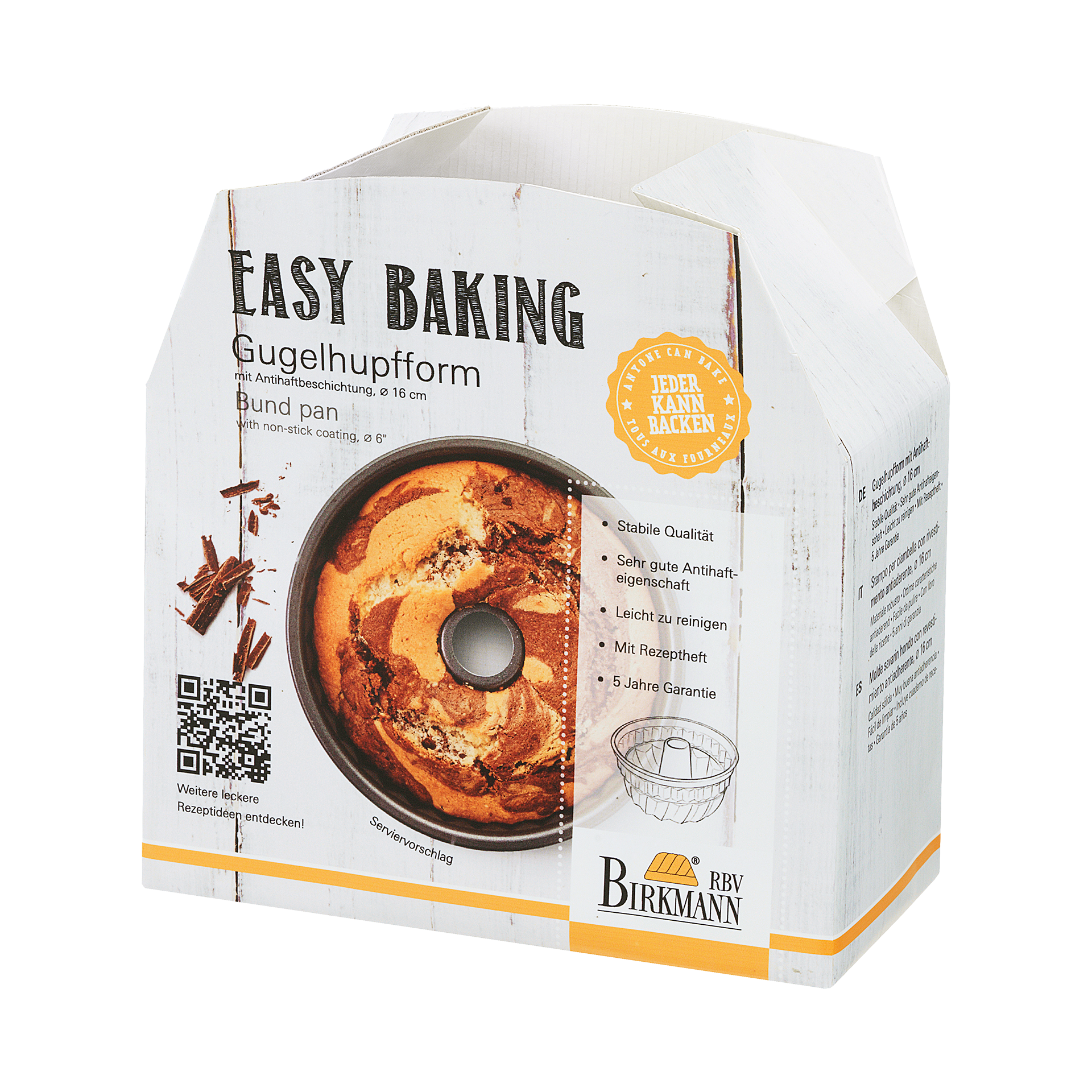 RBV Gugelhupfform Easy Baking RBV Gugelhupfform Easy Baking