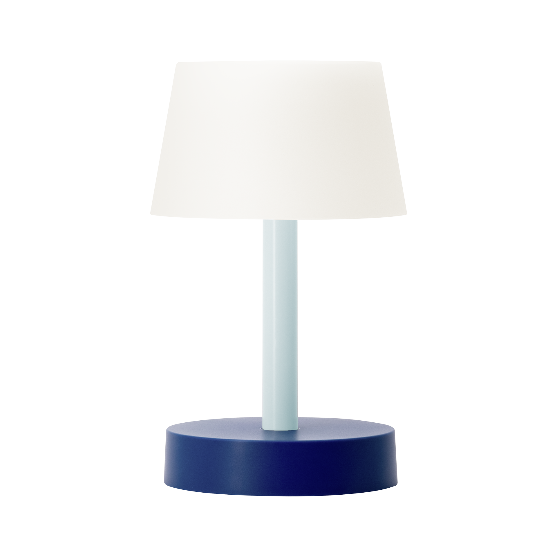 Tischleuchte Fritz Blau-Weiß