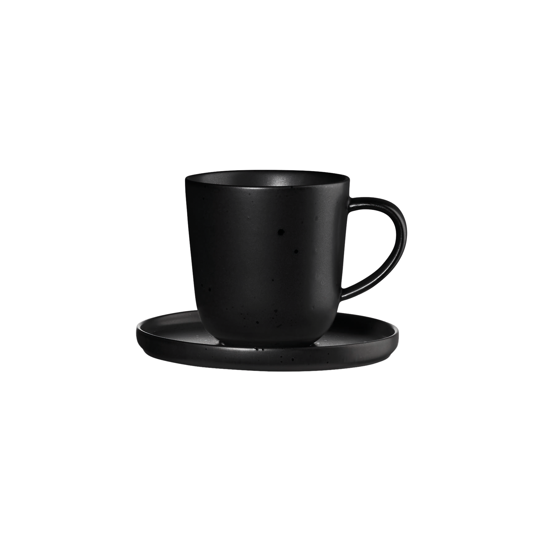 Geschirr-Set Coppa 2-teilig schwarz matt Geschirr-Set Coppa 2-teilig schwarz matt