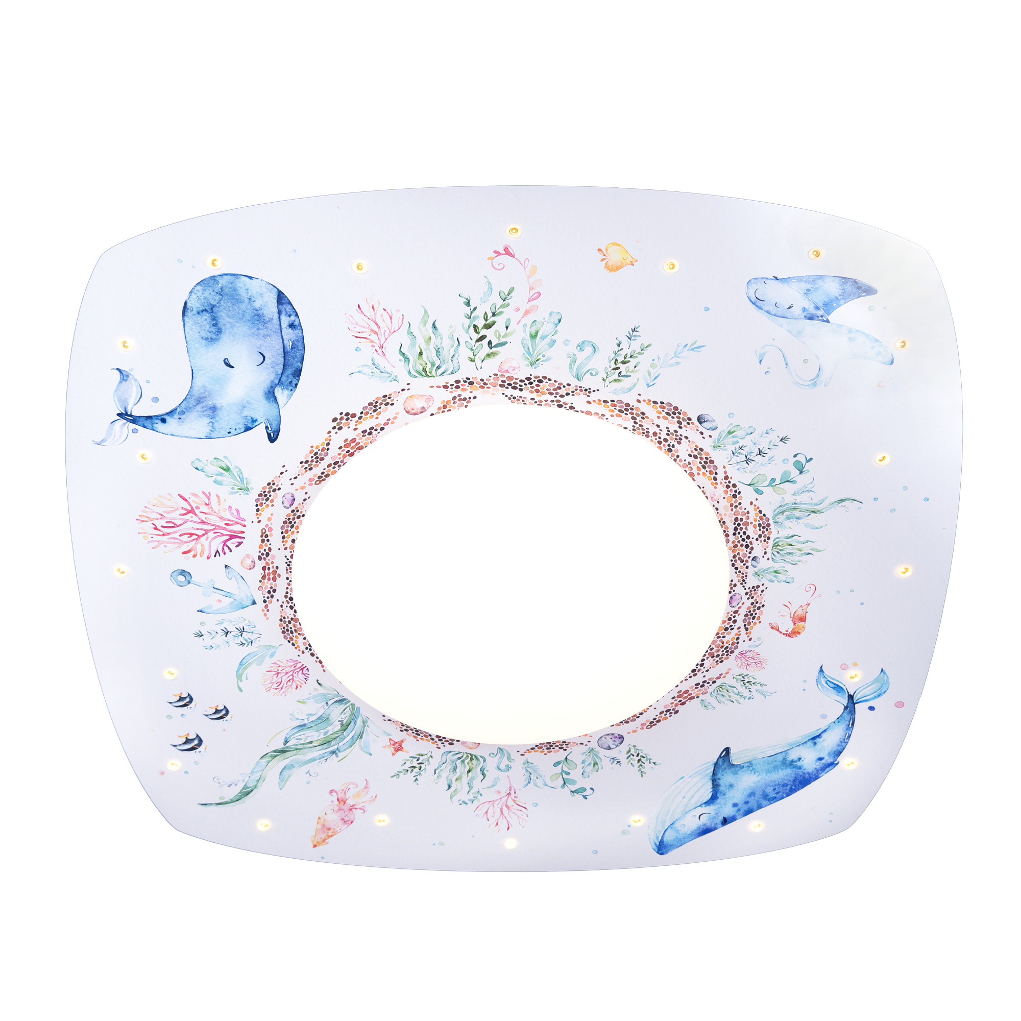 Deckenleuchte DL LED Platine Meerestiere Deckenleuchte DL LED Platine Meerestiere