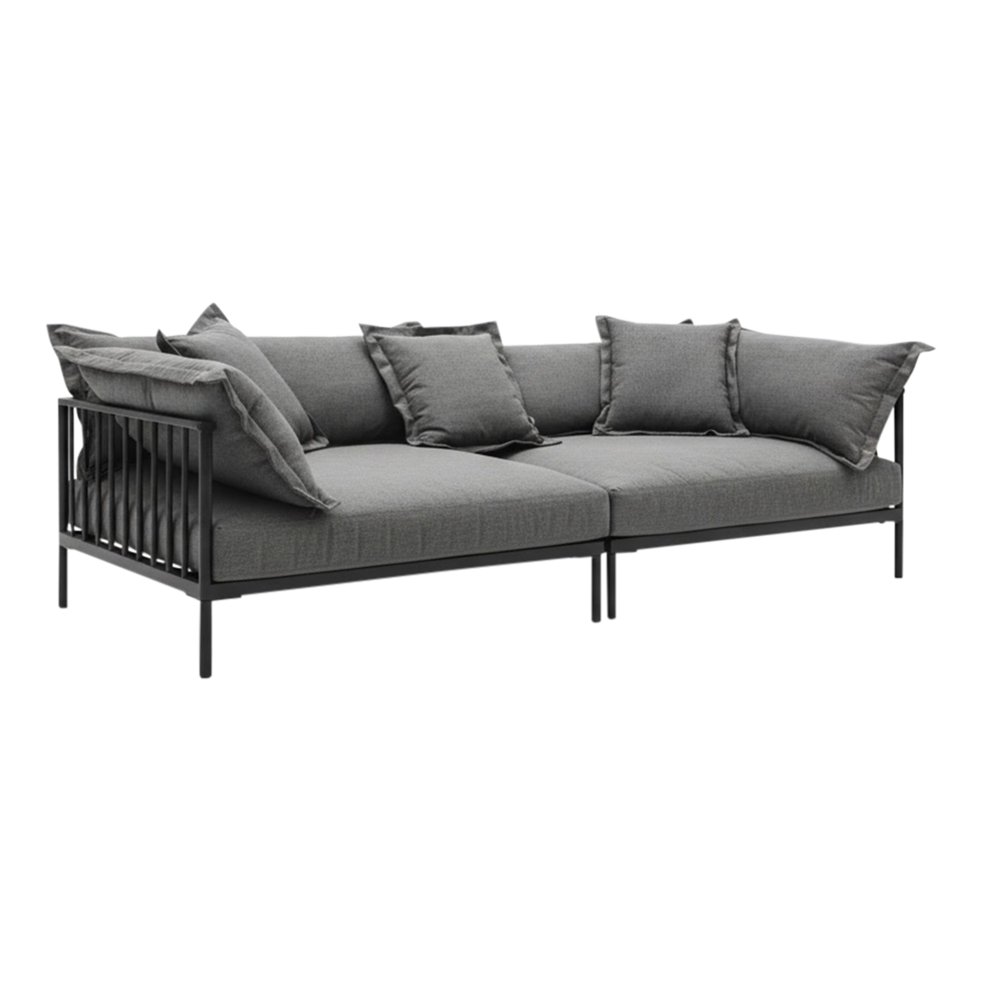 Artis Lounge-Sofa Beary 2-teilig Grau