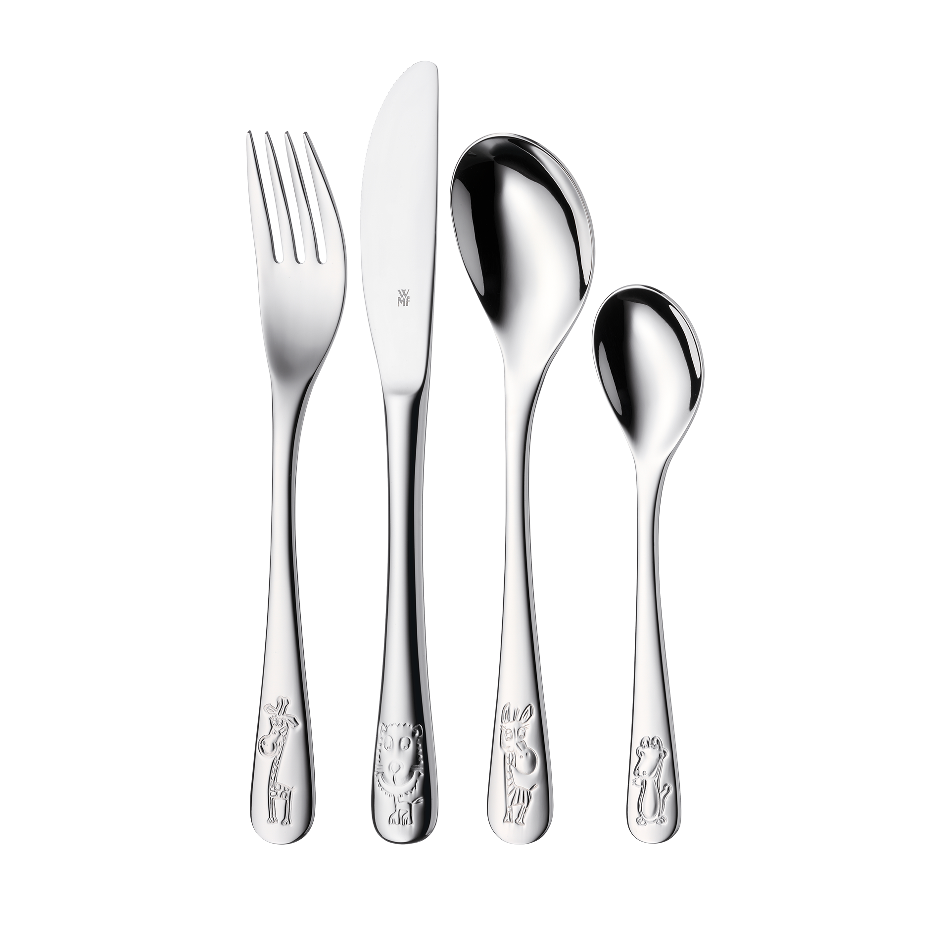 WMF Kinderbesteck Safari 4-teilig