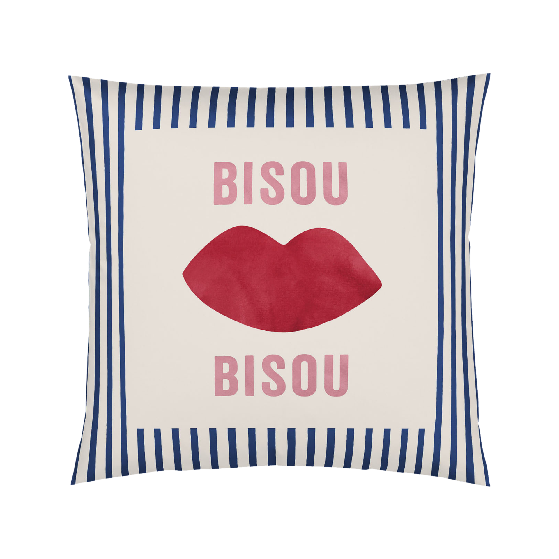 Kissenbezug Bisou Ultramarin 40x40cm