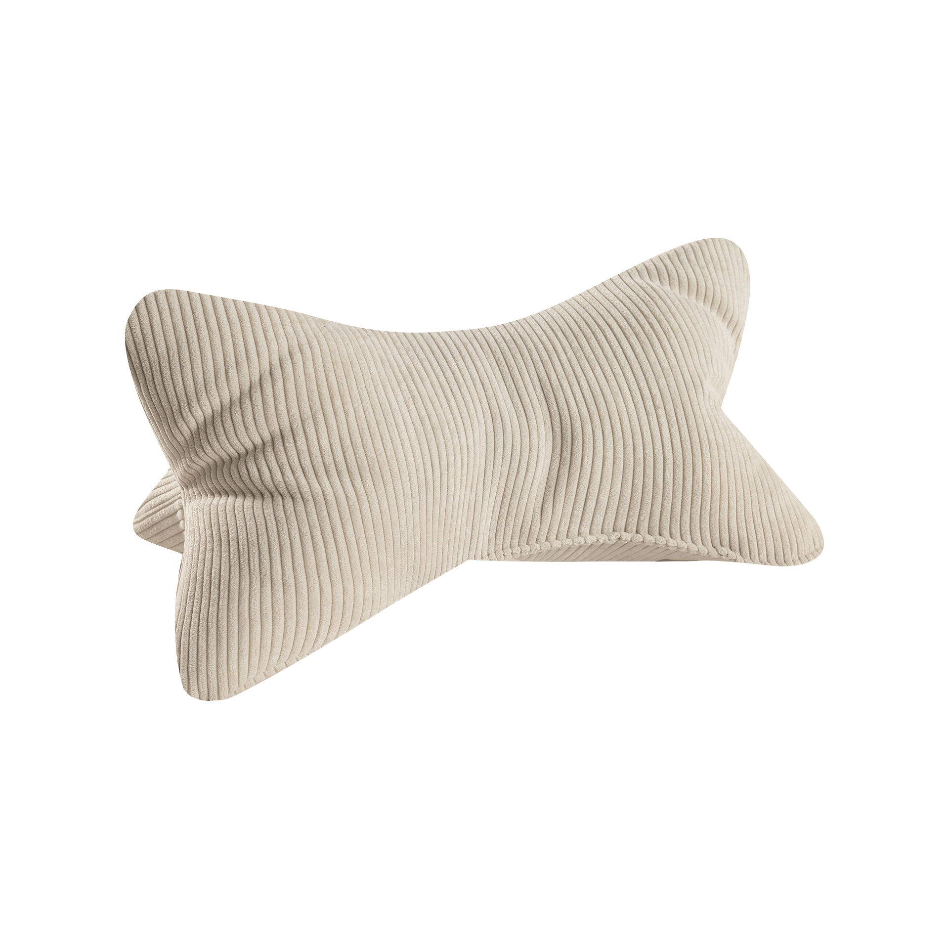 Kissen Leseknochen Inga natur 44x22cm Kissen Leseknochen Inga natur 44x22cm