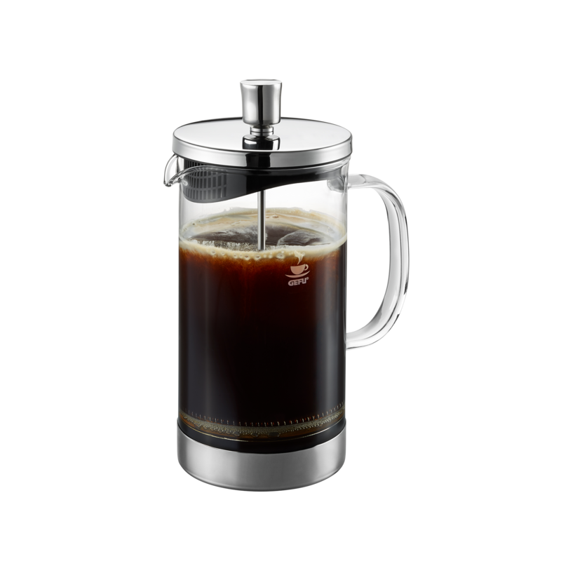 Gefu Kaffeebereiter Diego Schwarz-Silber