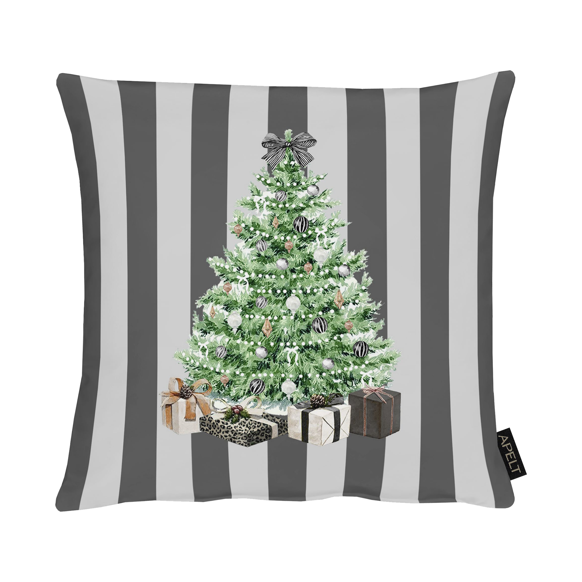 Kissen Weihnachtsbaum Schwarz