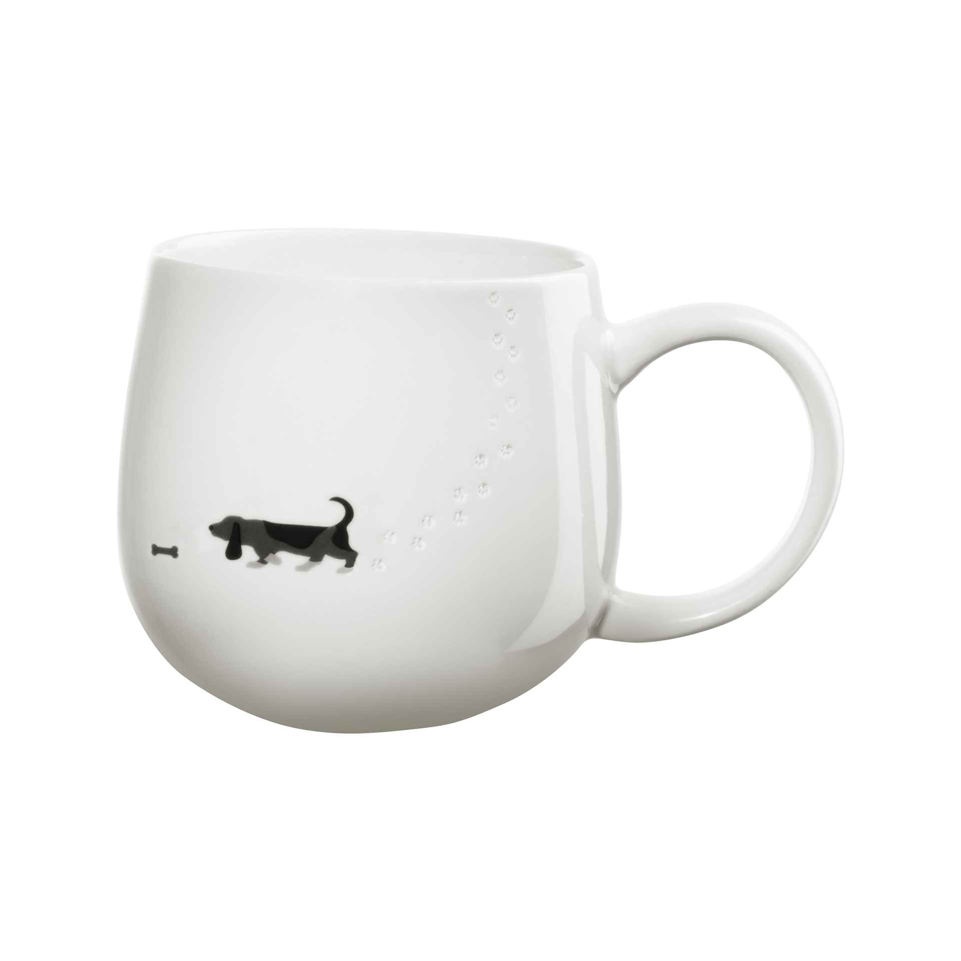 Kaffeebecher Magu Weiss glänzend Kaffeebecher Magu Weiss glänzend