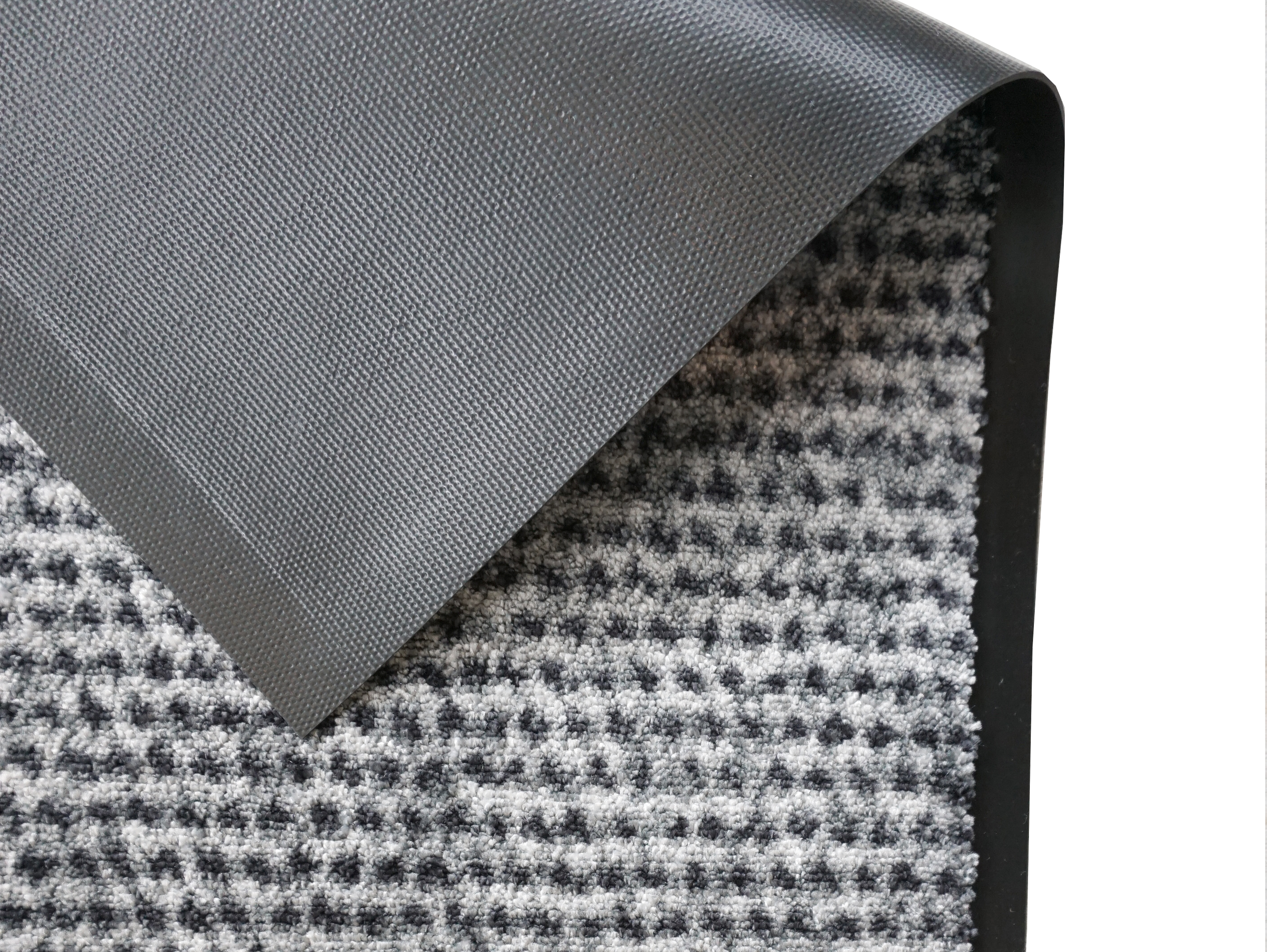SCHÖNER WOHNEN-Kollektion Fußmatte Miami 50x70 Punkte silber SCHÖNER WOHNEN-Kollektion Fußmatte Miami 50x70 Punkte silber