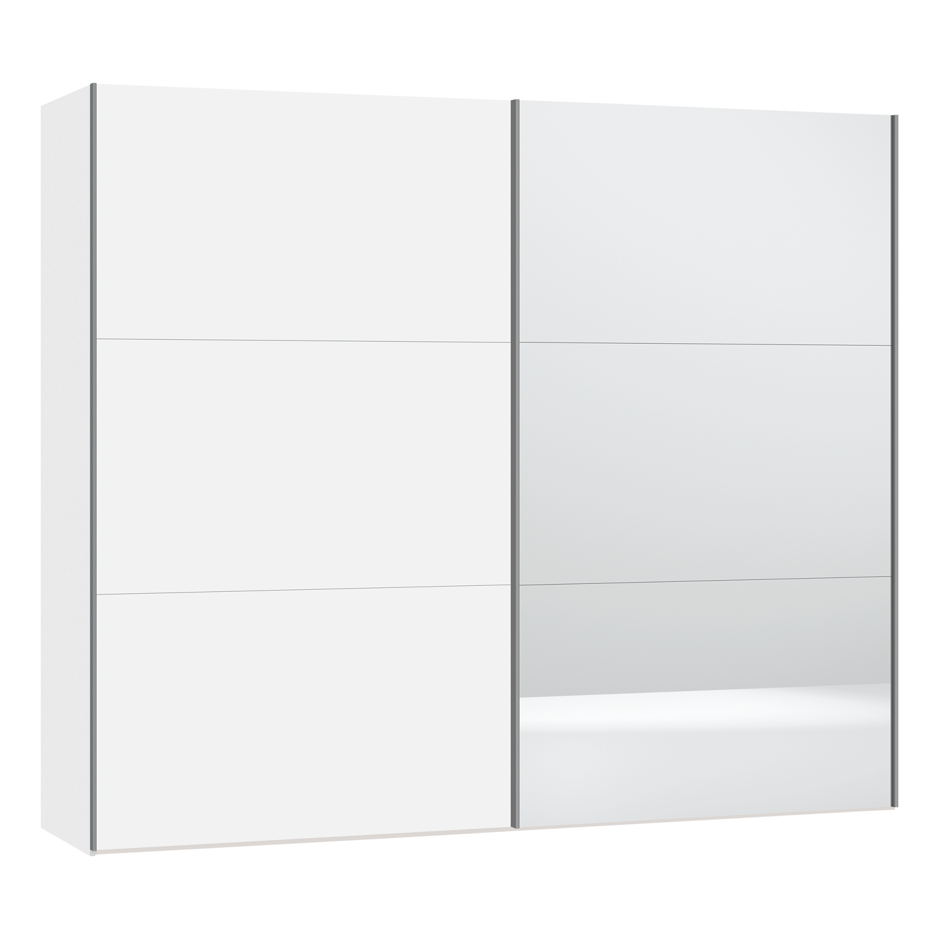 Schwebetürenschrank Leon Weiß 59*253*220