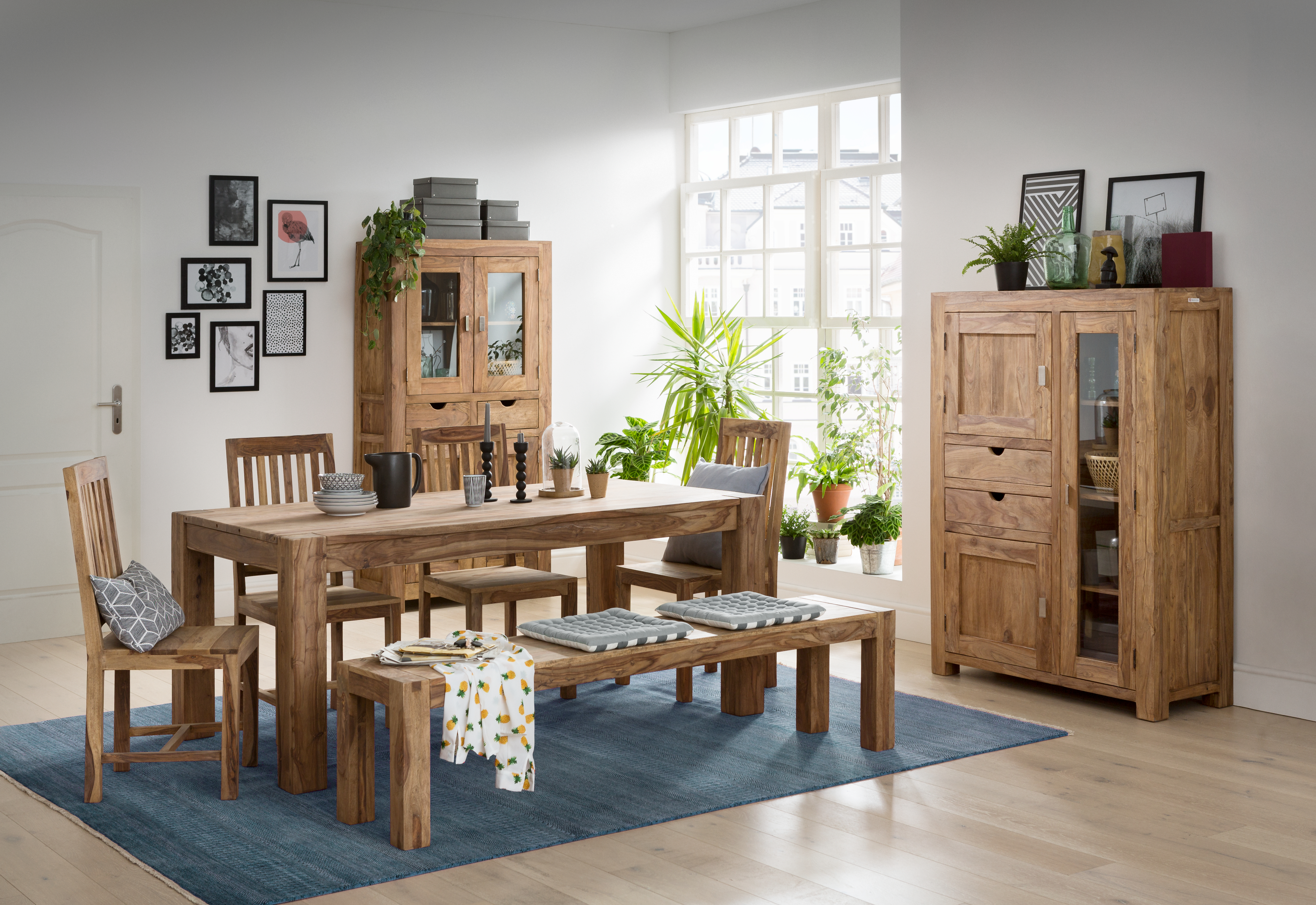 Highboard Wasim Sheesham Natur 43*110*150 Highboard Wasim Sheesham Natur 43*110*150