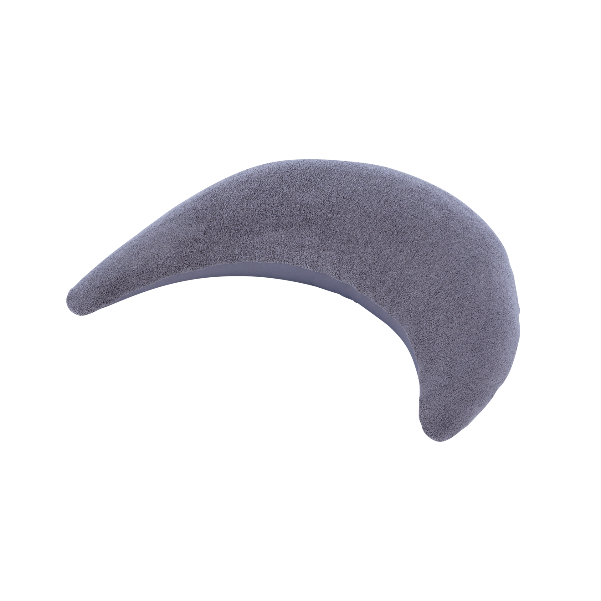 Stillkissen Theraline Plüschmond Steingrau Stillkissen Theraline Plüschmond Steingrau