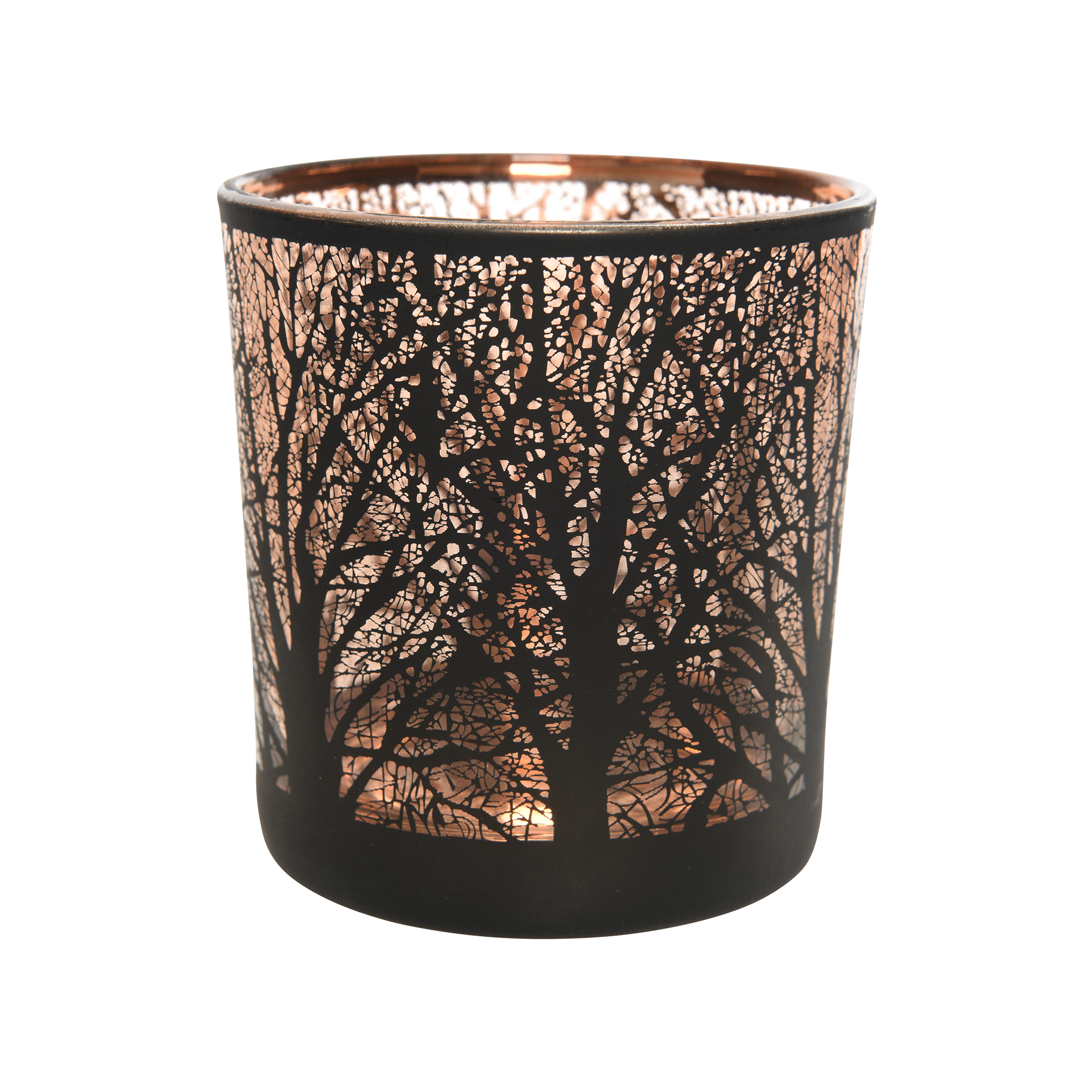 Teelichthalter schwarz