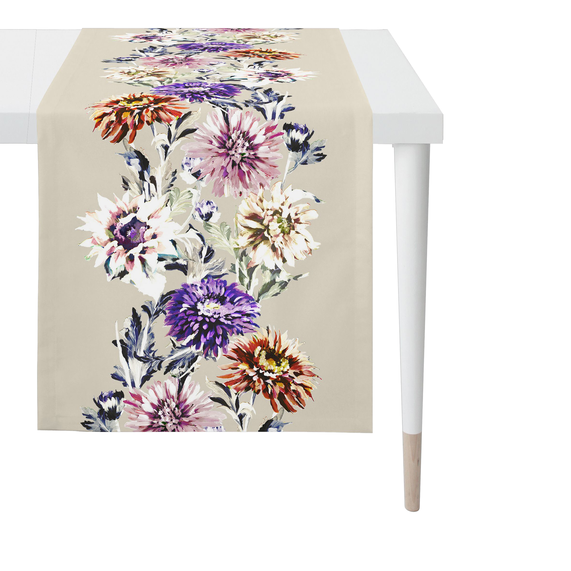 Tischläufer Herbstblumentraum Mehrfarbig 48x140 Tischläufer Herbstblumentraum Mehrfarbig 48x140