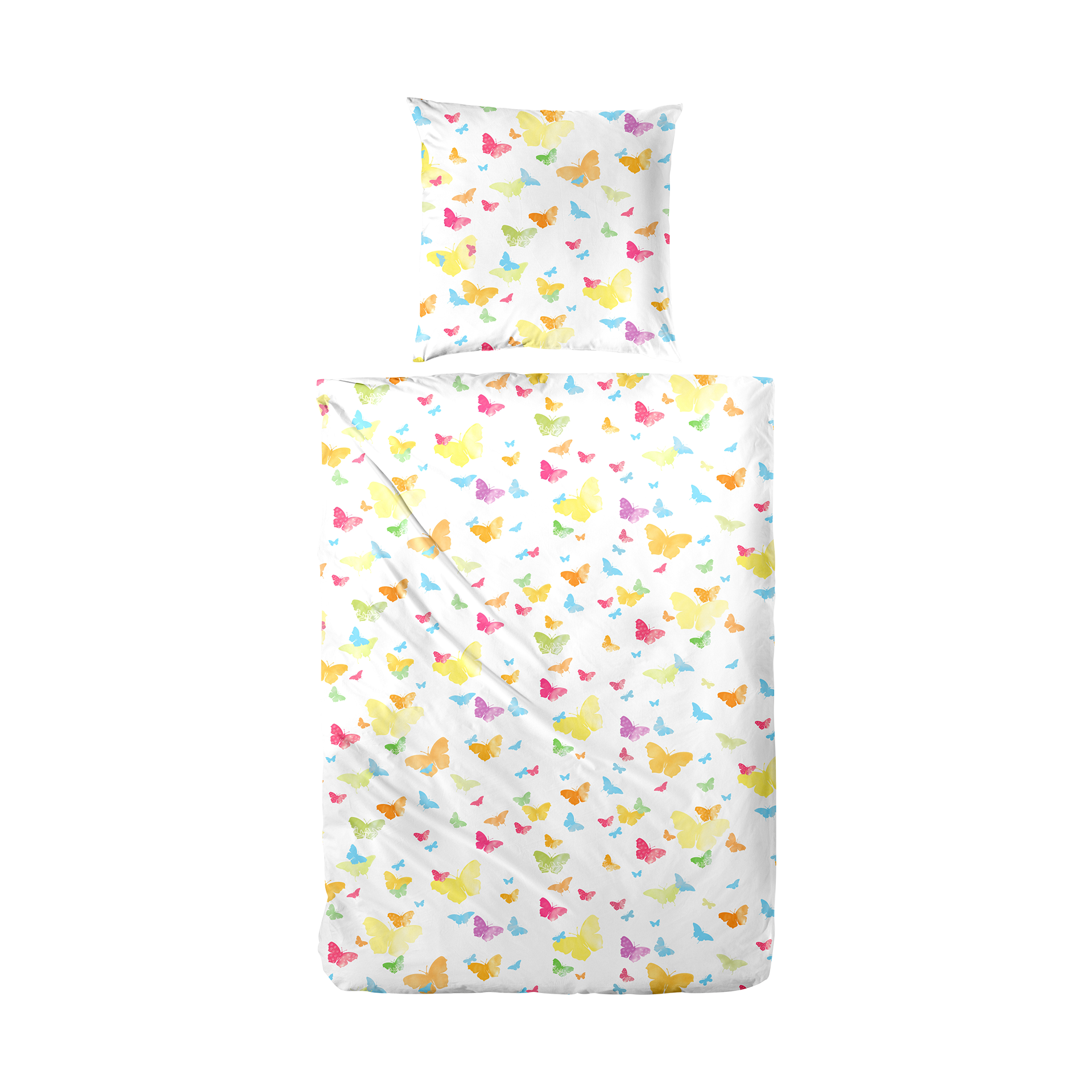 Renforce Bettwäsche Hofmeister Home Gelb-Rosa 155x220cm