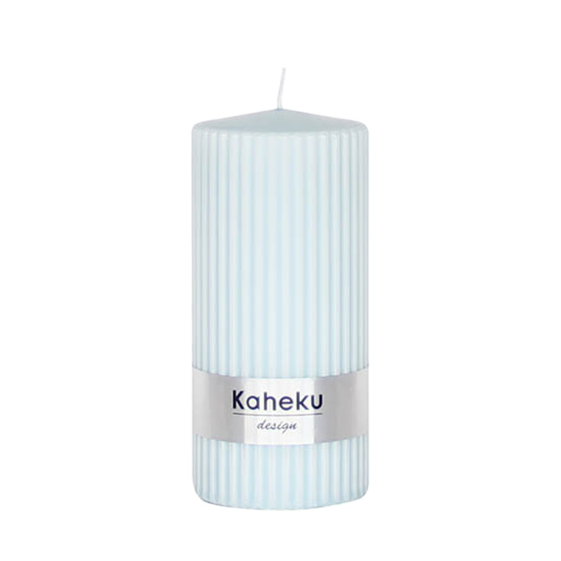 Kerze Powder Eisblau