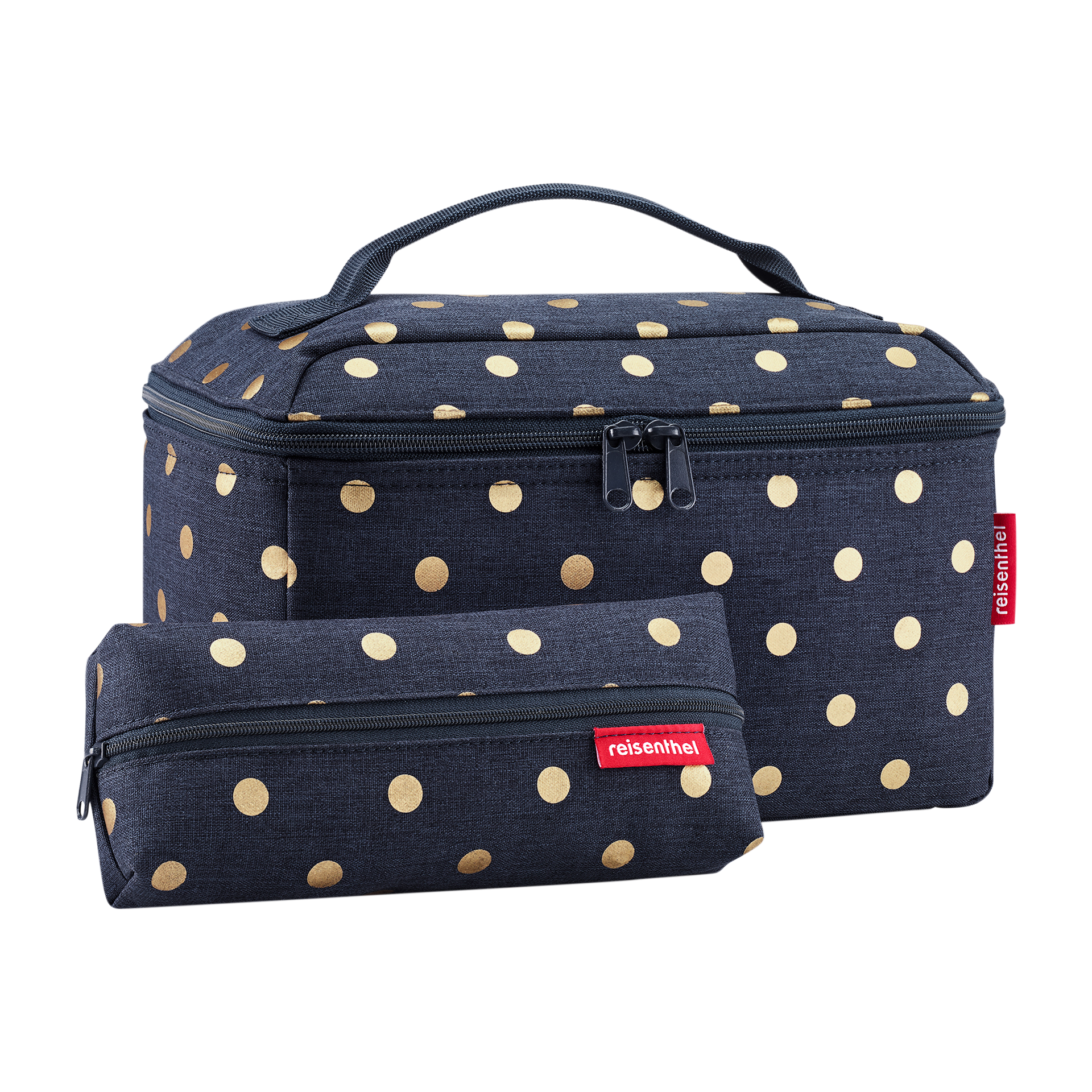 Tasche Beautycase Set Dots-Blue Tasche Beautycase Set Dots-Blue