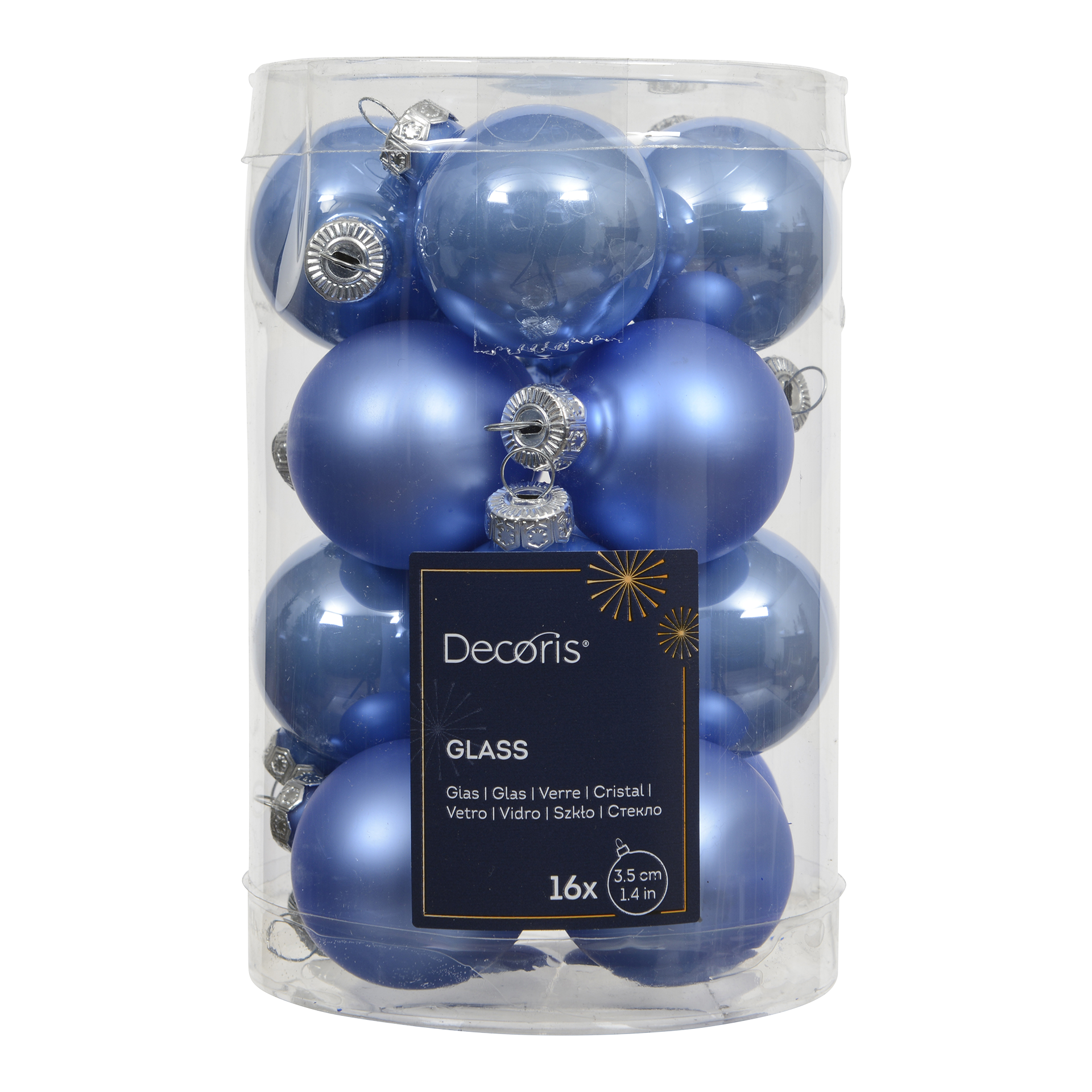 Weihnachtskugeln Ice World sky blue