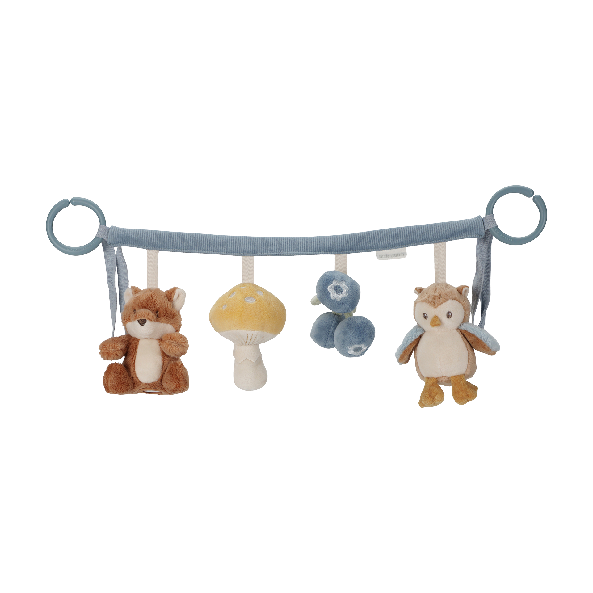 Kinderwagenkette Little Dutch Forest Friends 1 Mehrfarbig