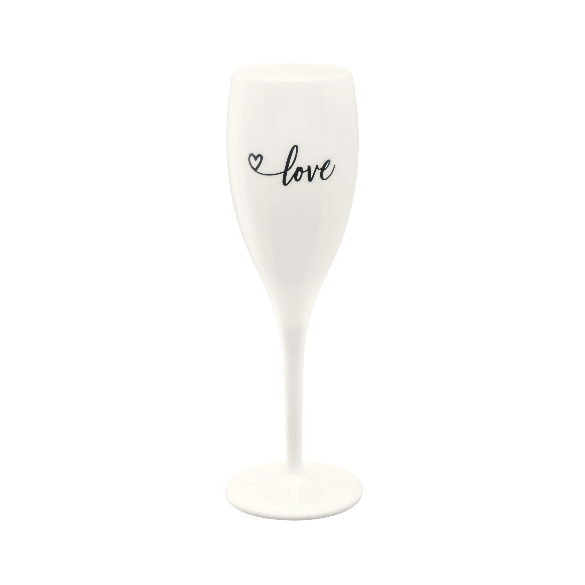 Glas CHEERS No. 1 white