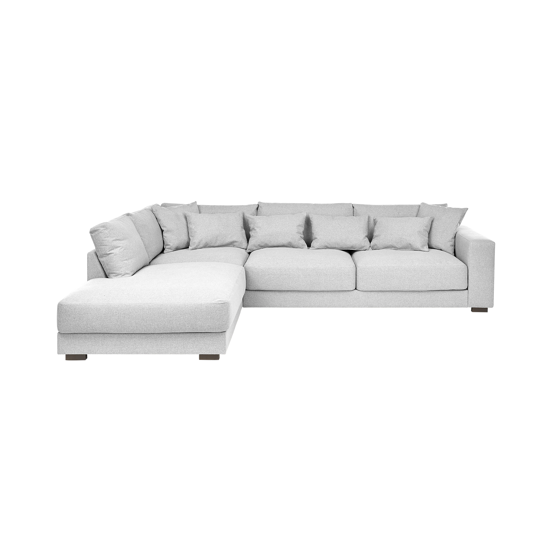 Ecksofa Diego Silber