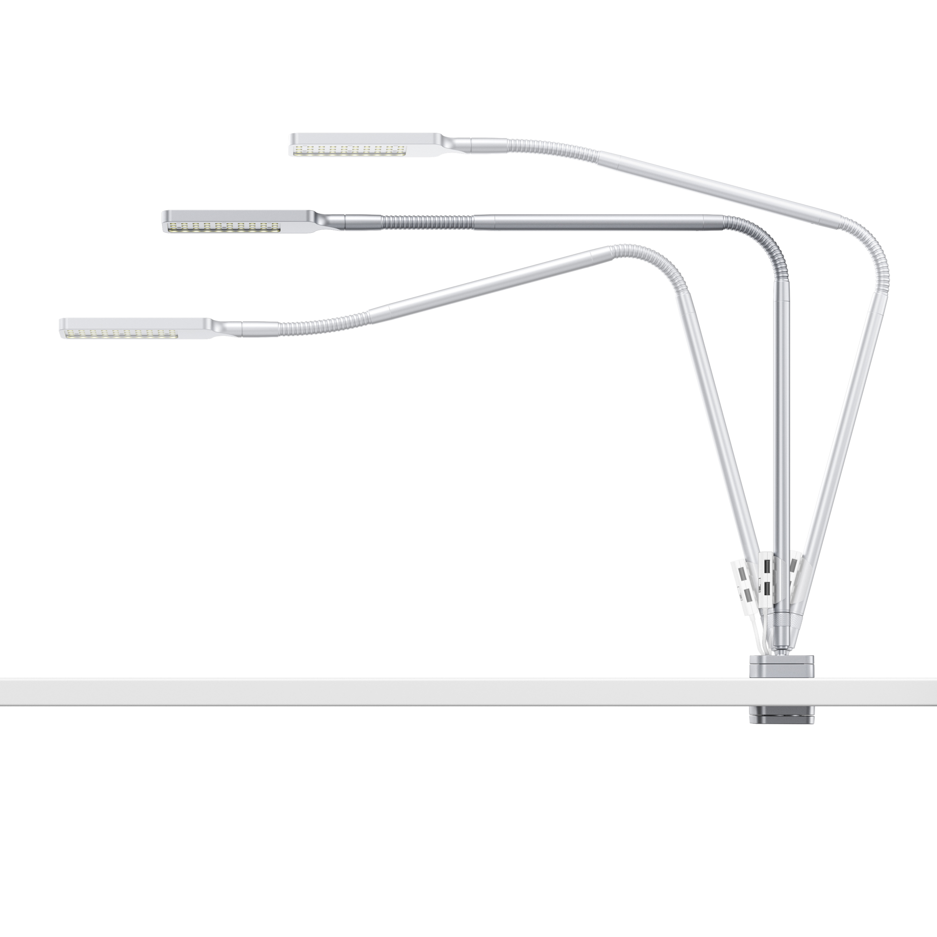 Schreibtischleuchte Flexlight Gehäuse Silver Schreibtischleuchte Flexlight Gehäuse Silver