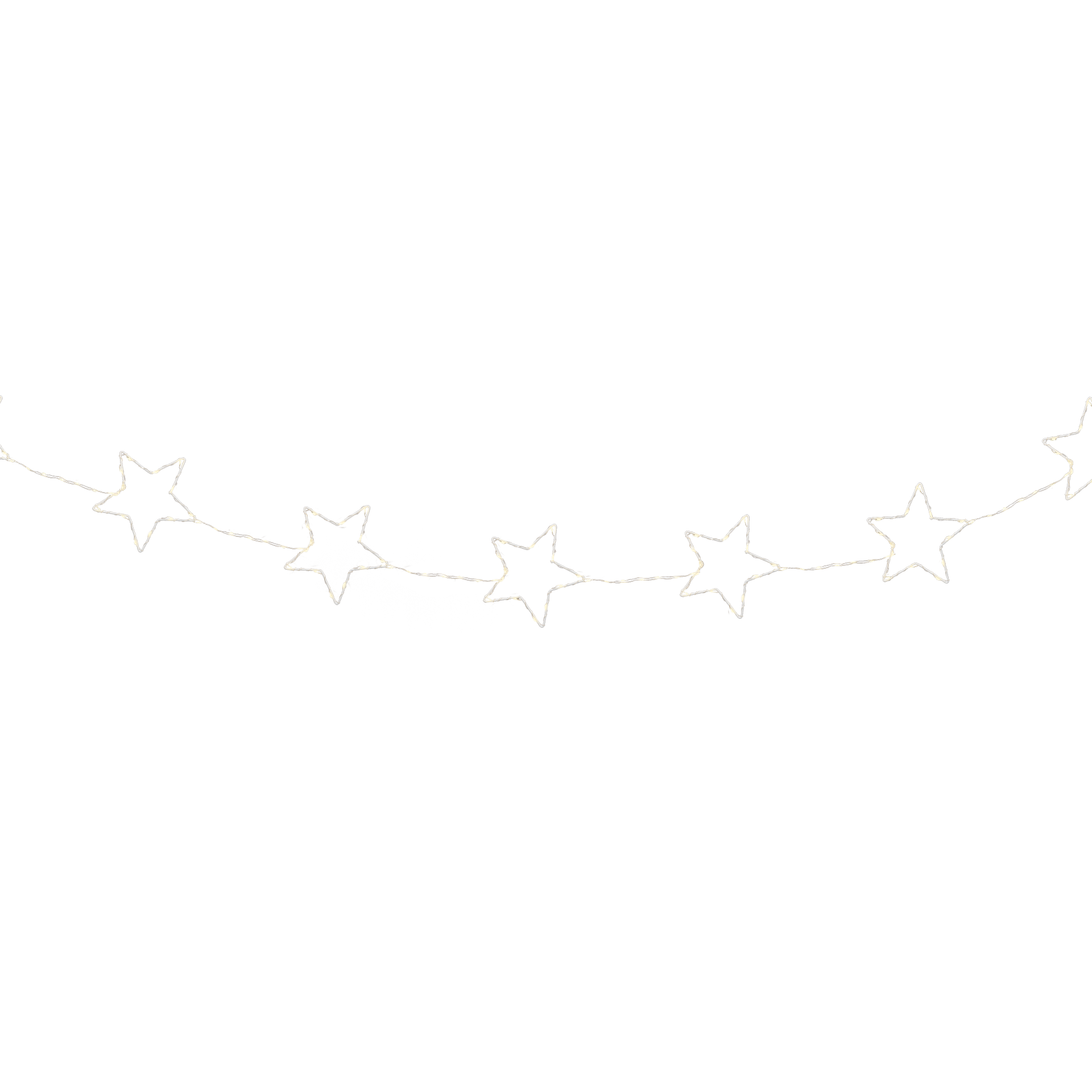 Weihnachtsbeleuchtung Silber