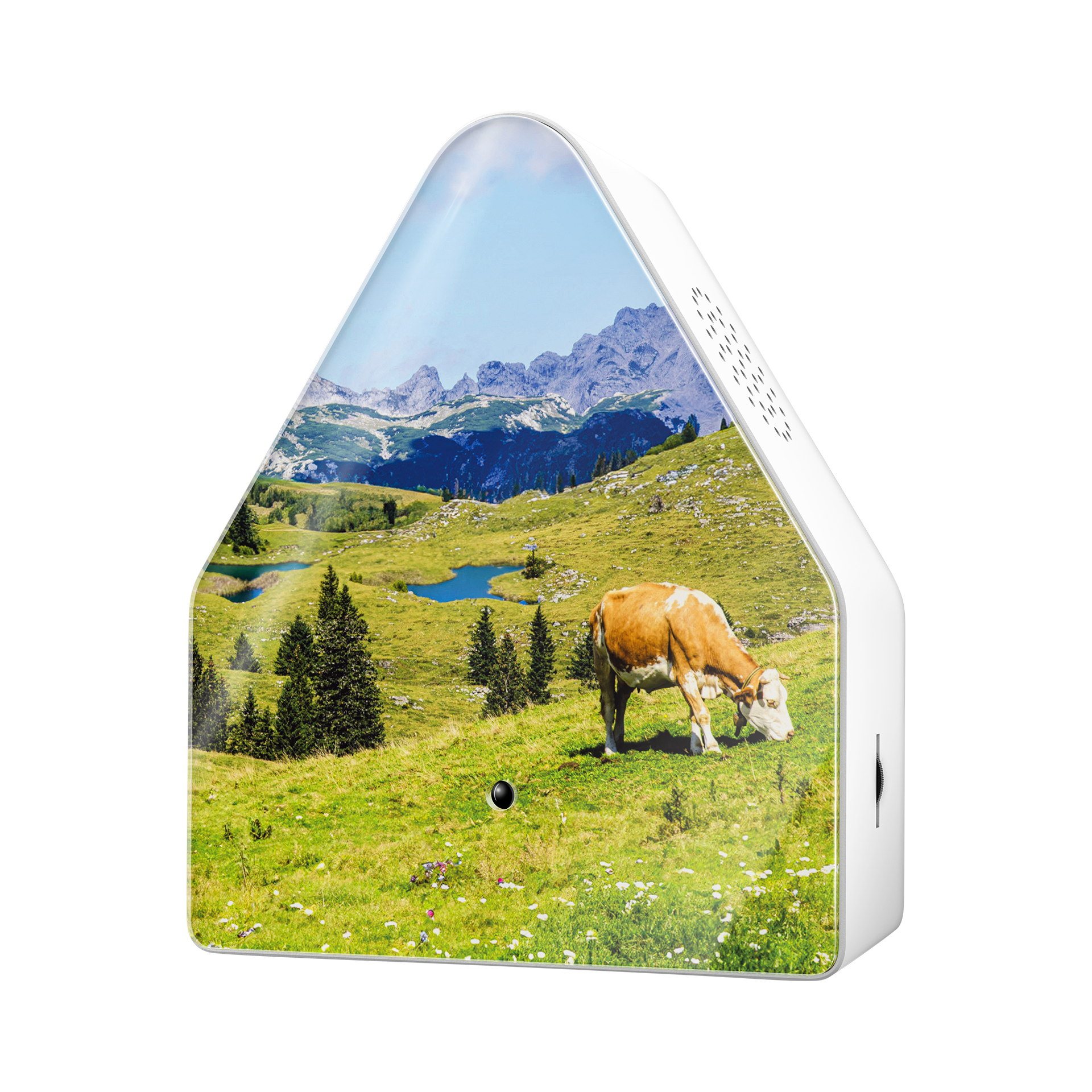Dekoaufsteller Heidi Weiß-Grün-Braun