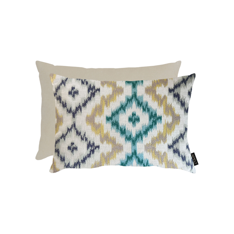Kissen Milan Natur-Blau 35x45cm Kissen Milan Natur-Blau 35x45cm