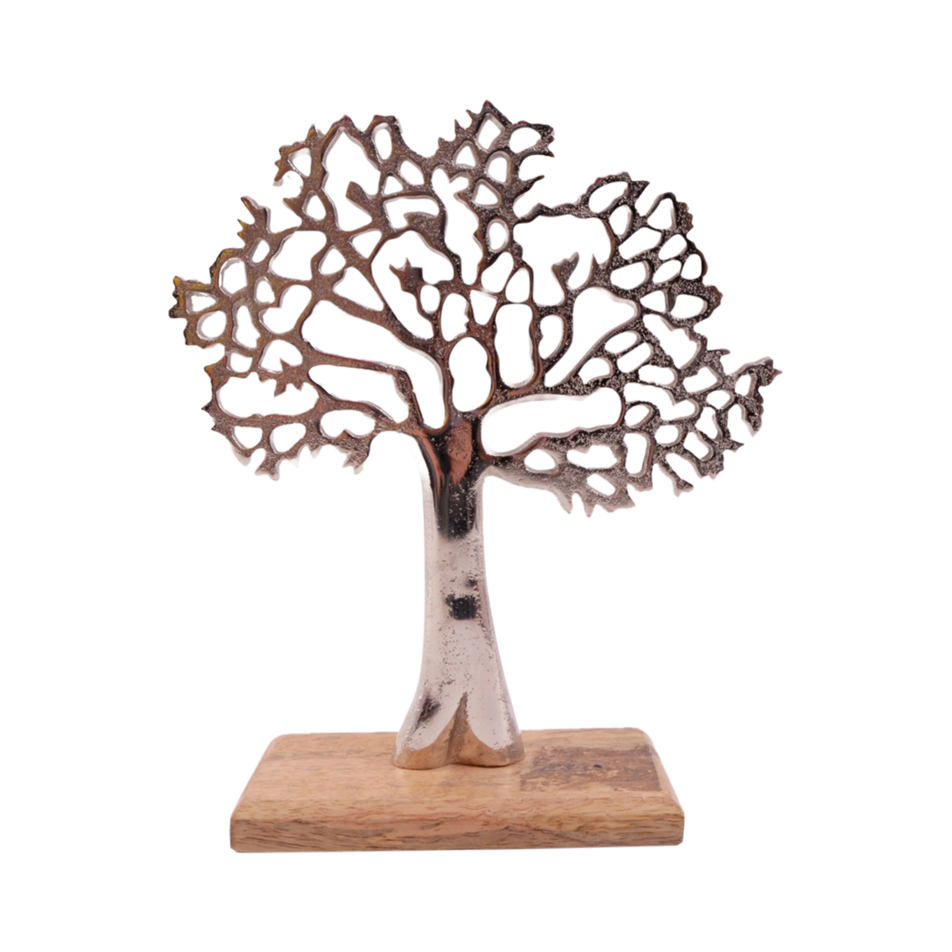 Dekoaufsteller Lebensbaum Silber Dekoaufsteller Lebensbaum Silber