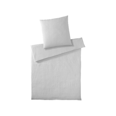 Musselin Bettwäsche Smooth Stein 135x200cm Musselin Bettwäsche Smooth Stein 135x200cm