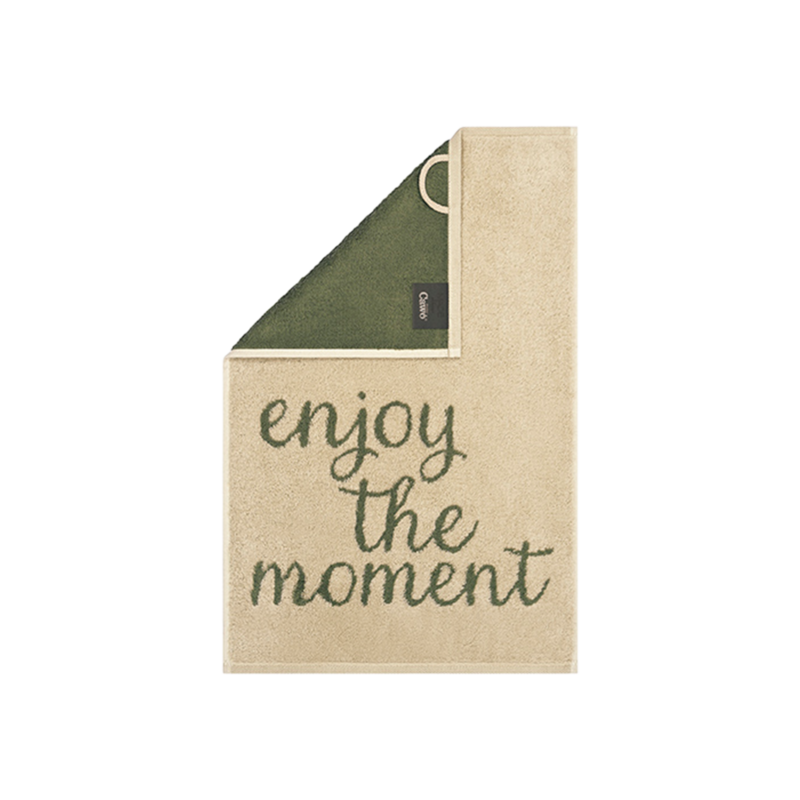 Cawö Gästehandtuch Enjoy the moment Blau 30x50cm Cawö Gästehandtuch Enjoy the moment Blau 30x50cm