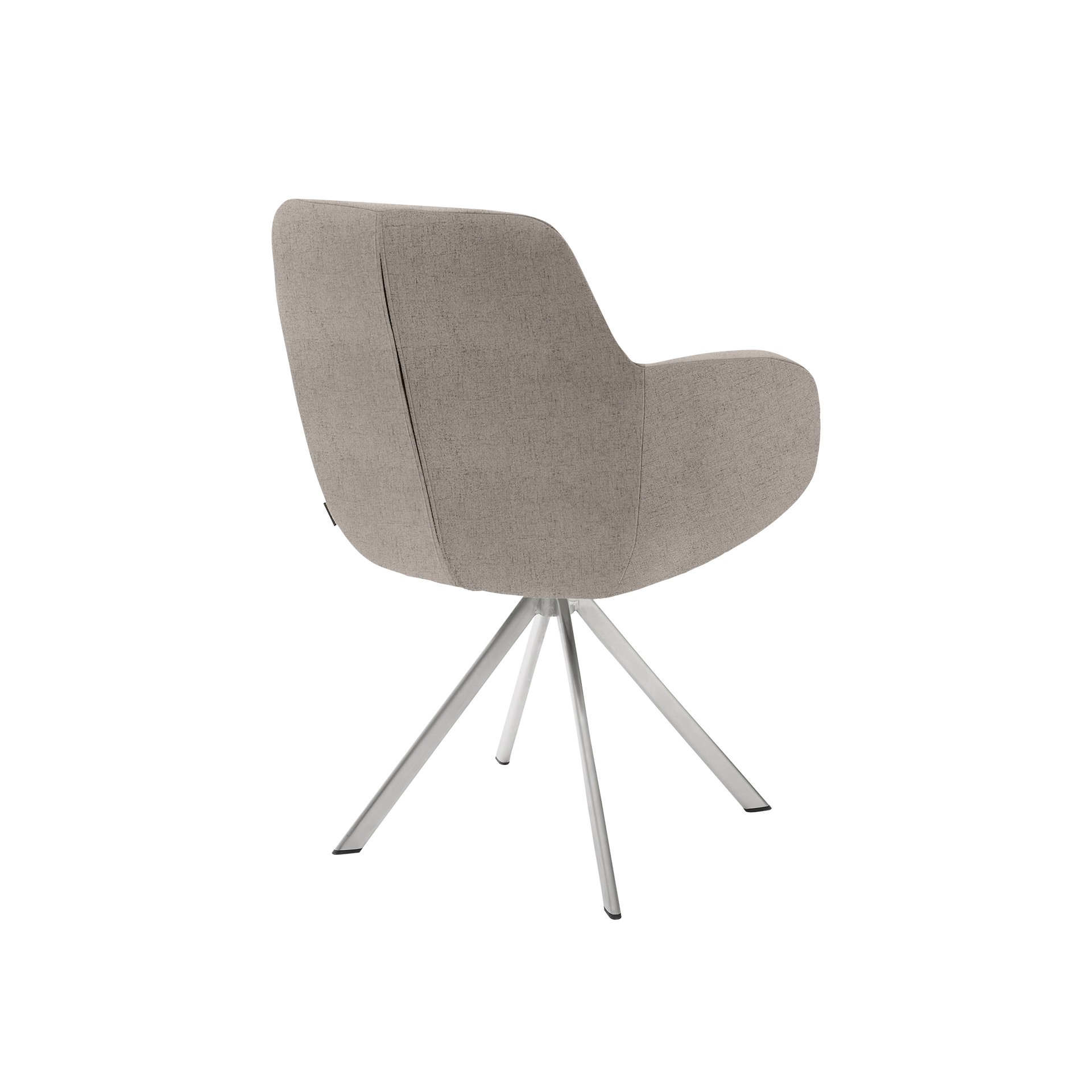 Musterring Armlehnstuhl Tavia Bezug Florida taupe Gestell Silber Musterring Armlehnstuhl Tavia Bezug Florida taupe Gestell Silber